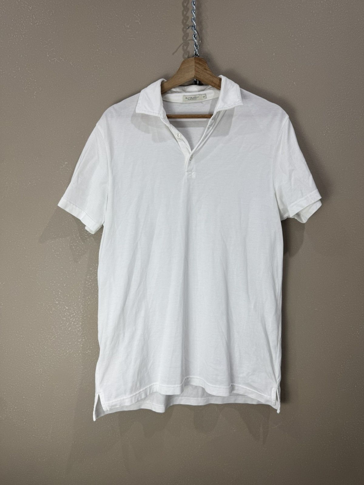Suitsupply Suitsupply Knitted Pure Cotton Polo Shirt High Quality Size US M / EU 48-50 / 2 - 1 Thumbnail