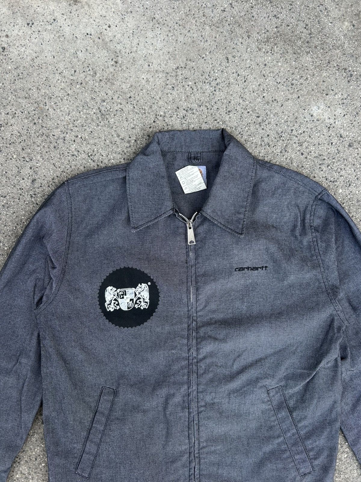 Carhartt Vintage Carhartt 2000s grey light Jacket streetwear style Size US M / EU 48-50 / 2 - 4 Thumbnail