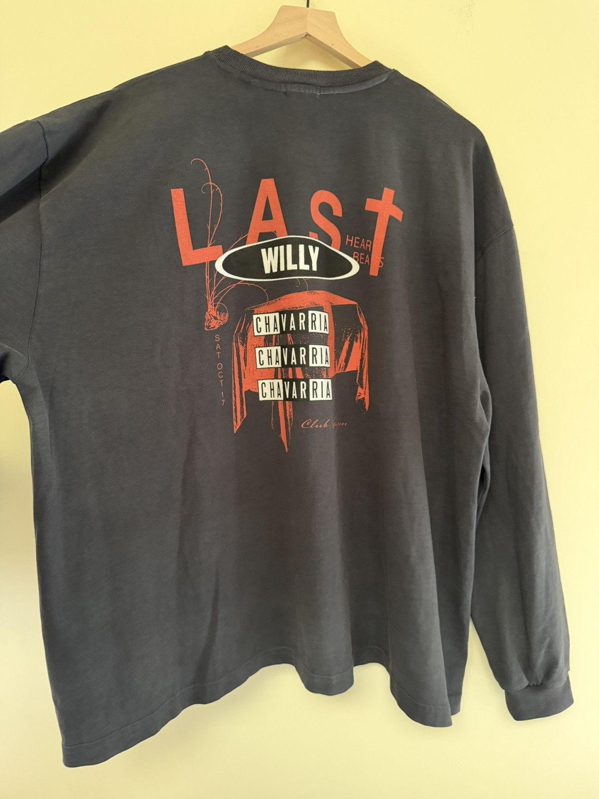 Willy Chavarria Willy Chavarria Long Sleeve Buffalo Tee Size US M / EU 48-50 / 2 - 5 Thumbnail