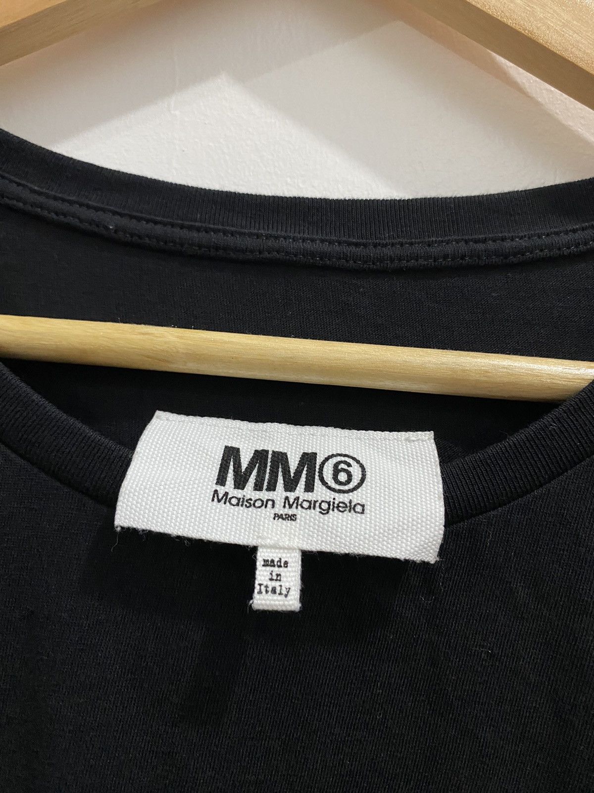 Maison Margiela MAISON MARGIELA BLACK SATIN SPLICED SHIRT Size S / US 4 / IT 40 - 5 Thumbnail