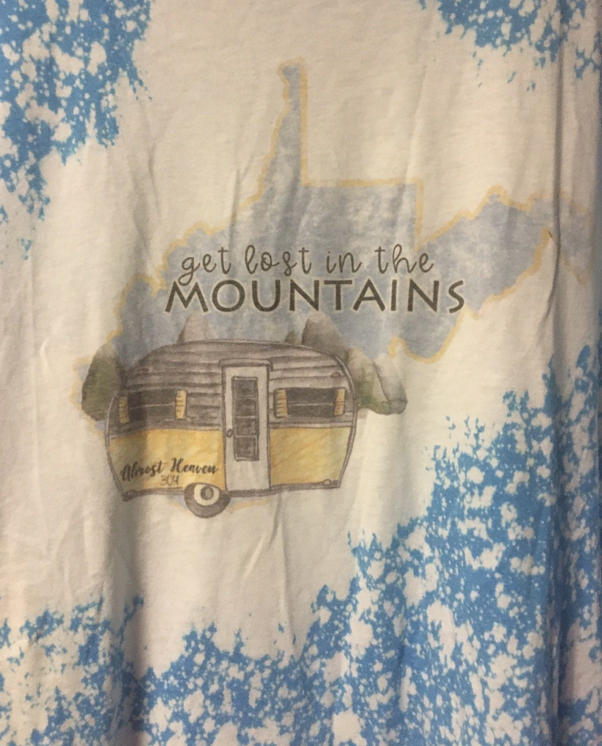 Canvas New Canvas Women’s Top 2X West Virginia Get Lost Mountains Size XXL / US 16-18 / IT 52-54 - 4 Thumbnail