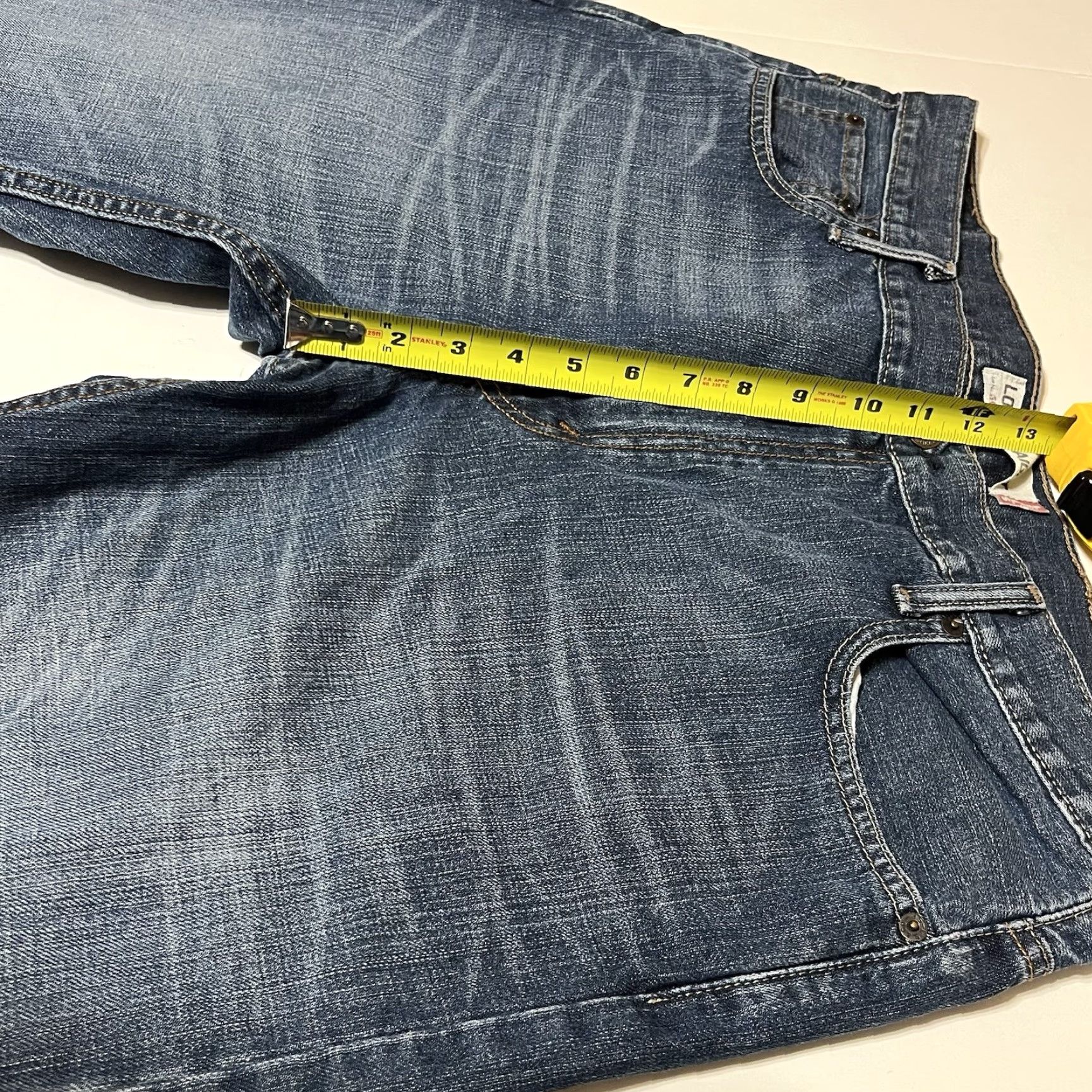 Levi's VINTAGE Levi's 569 Jeans Mens Regular 36x32 Blue Denim Straight Leg 90s 00s Y2K Size US 36 / EU 52 - 4 Thumbnail