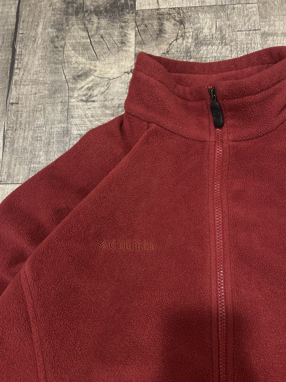 Columbia Columbia Vintage Fleece Pullover Jacket Large Red Size US L / EU 52-54 / 3 - 1 Thumbnail