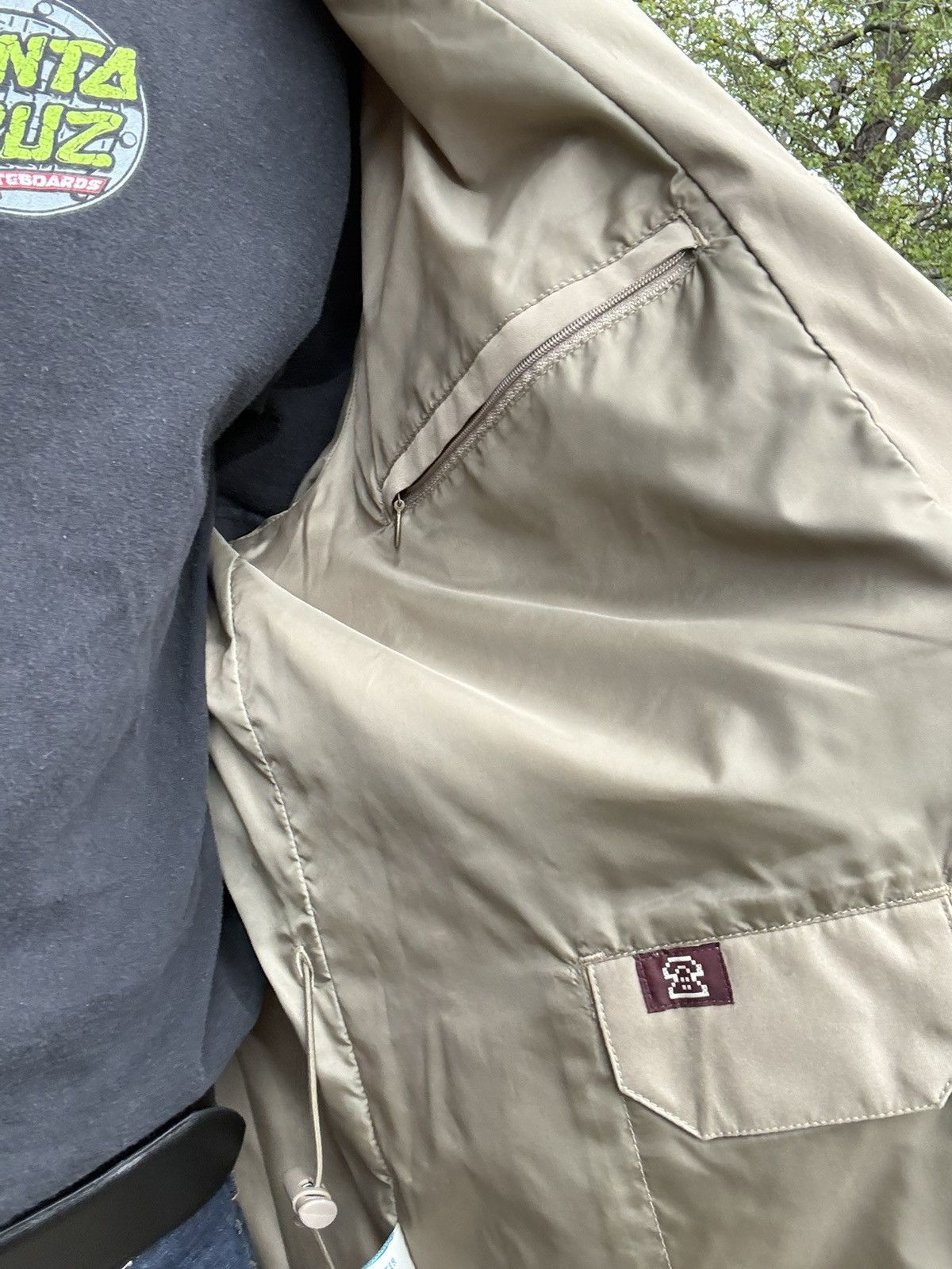 Vintage Vtg TravelSmith Khaki Safari Field Waxed Lightweight Jacket Size US L / EU 52-54 / 3 - 3 Thumbnail
