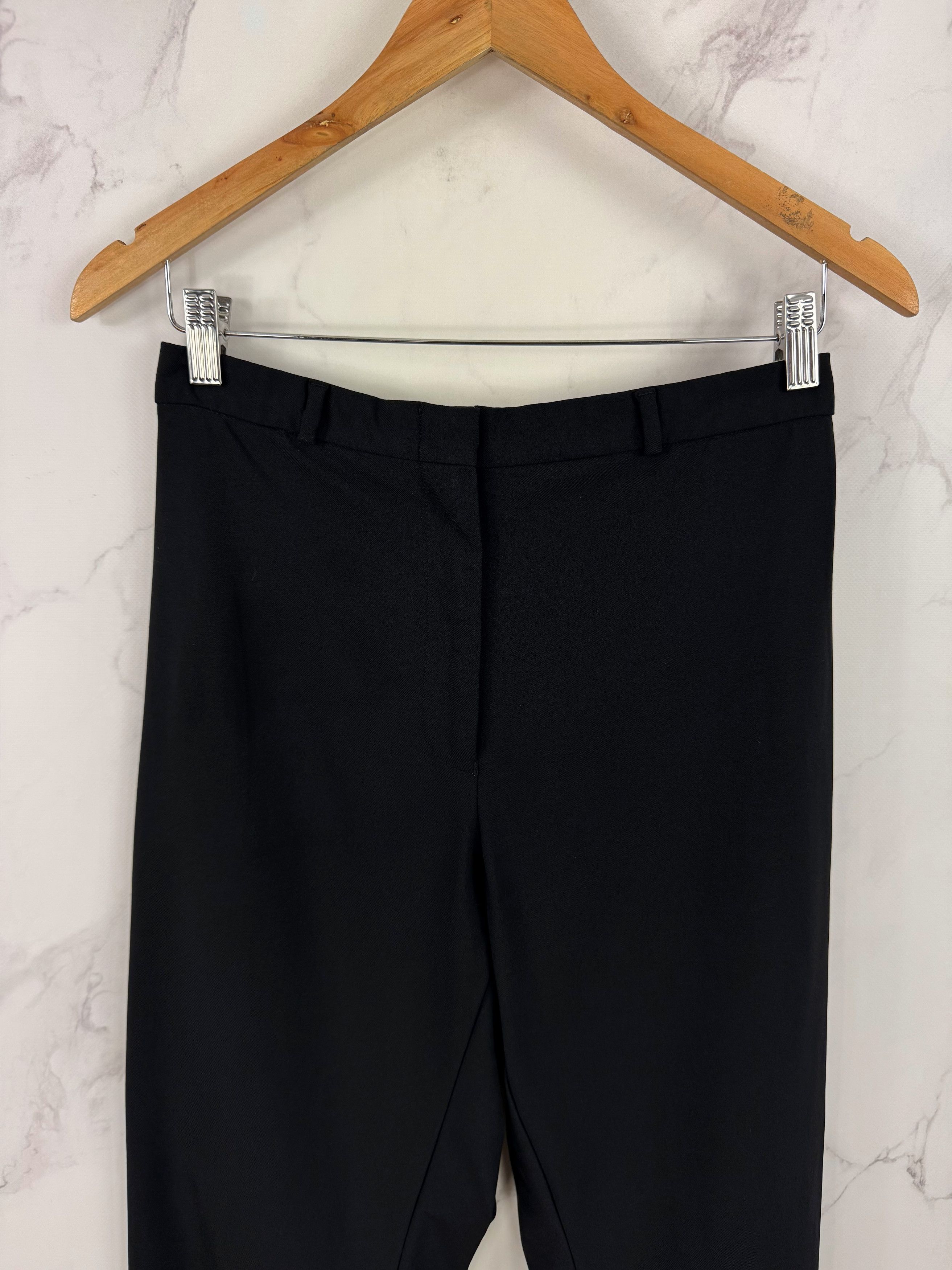 Marithe + Francois Girbaud Marithe Francois Girbaud Avant-Garde Striped Logo Pants Size 27" / US 4 / IT 40 - 2 Thumbnail