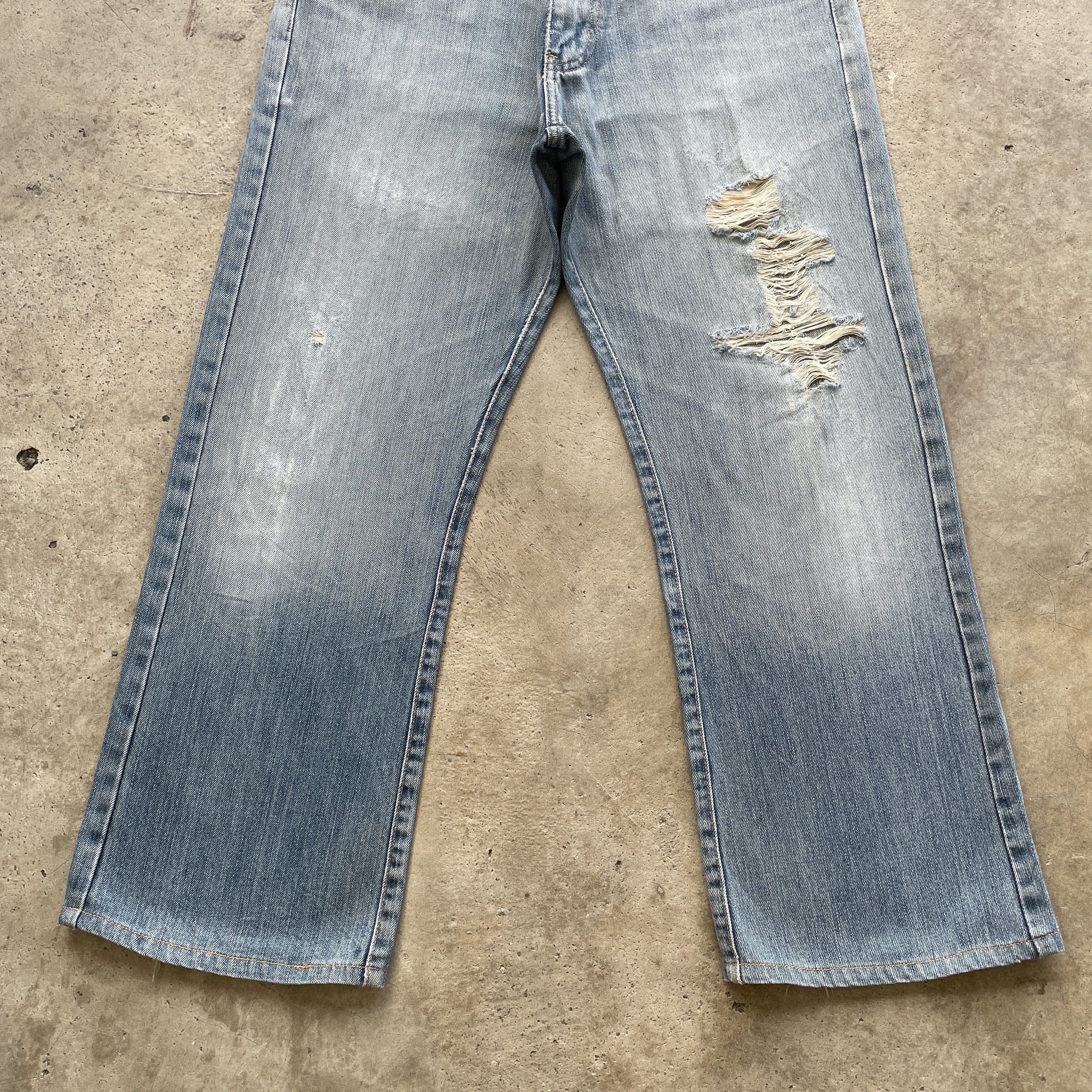 Vintage VINTAGE CALIFORNIA BOOTCUT FADED DISTRESSED JEANS PANTS W29 Size US 29 - 4 Thumbnail