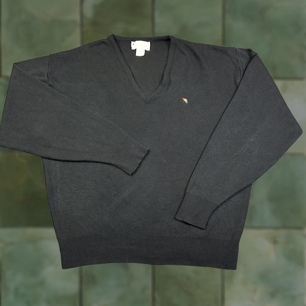 Vintage VINTAGE Arnold Palmer Golf Sweater V-Neck Large Black Acrylic Made In USA Men Size L Size US L / EU 52-54 / 3 - 1 Thumbnail