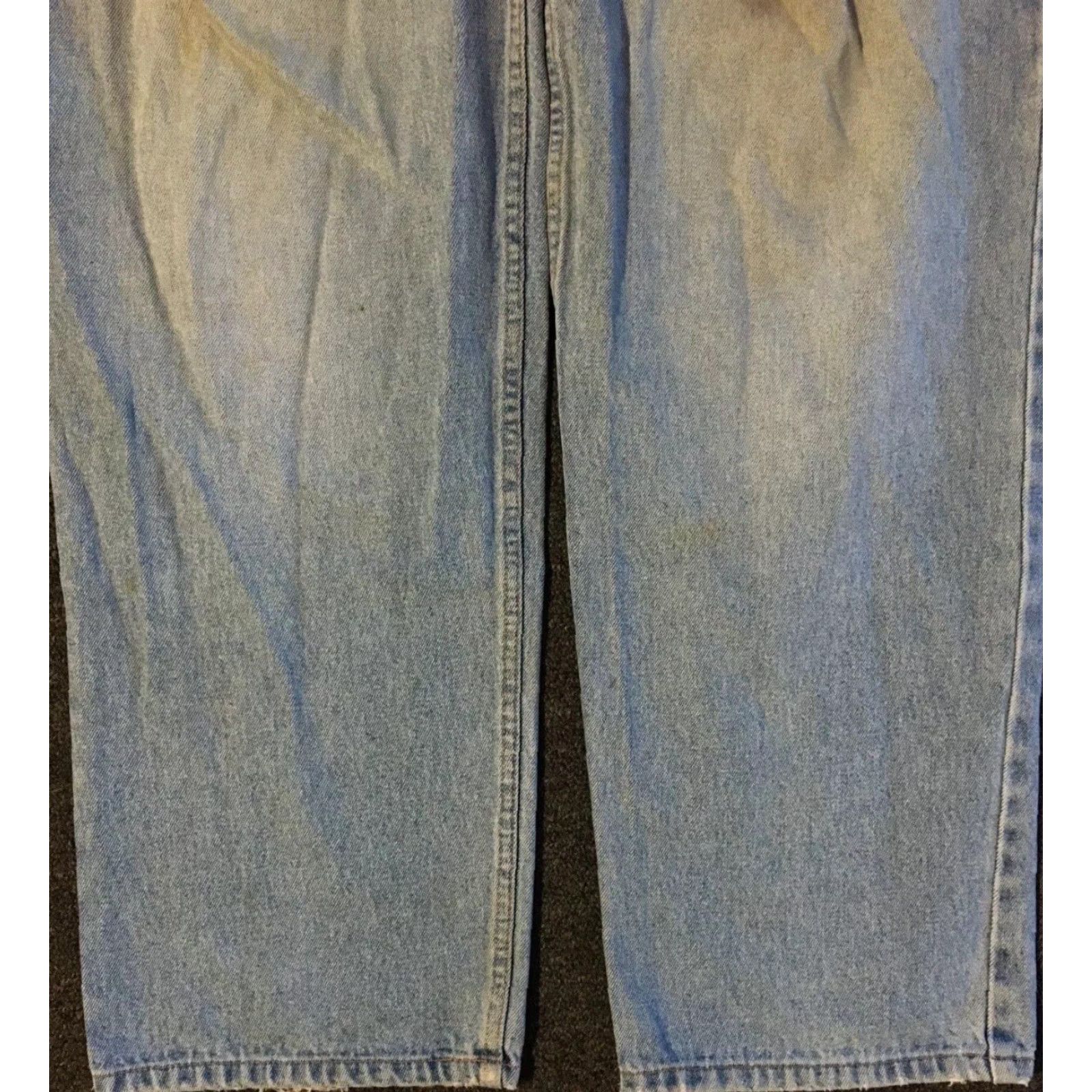Guess VINTAGE GUESS Jeans 36 Mens Distressed 90s 80s Grunge Hip Hop Punk Baggy Denim Blue USA Regular Inseam 33 Tight Tapered Rise Classic Size US 36 / EU 52 - 7 Thumbnail