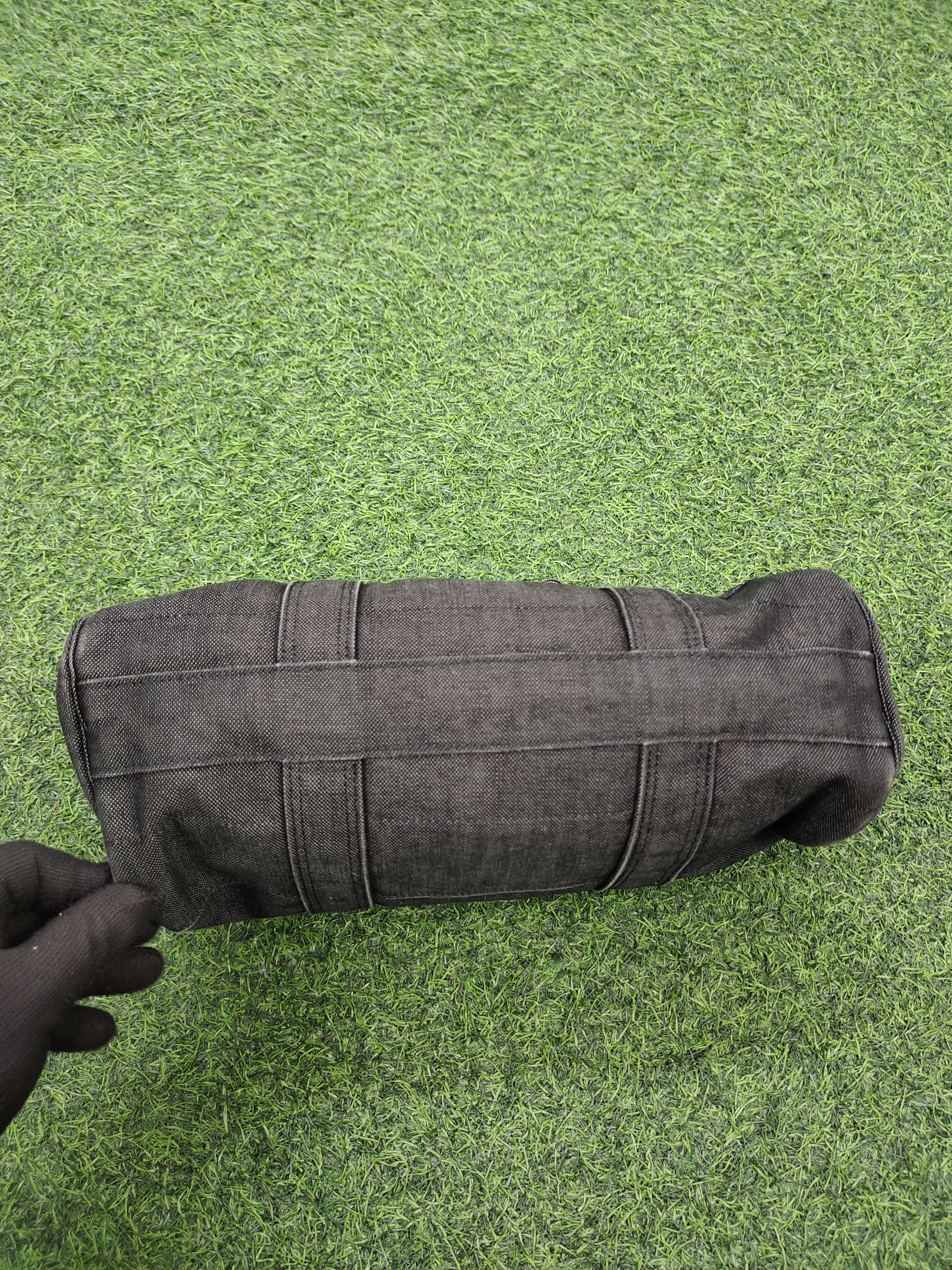 Porter Vintage Porter Japan Black Faded Canvas Small Boston Bag Size ONE SIZE - 7 Thumbnail