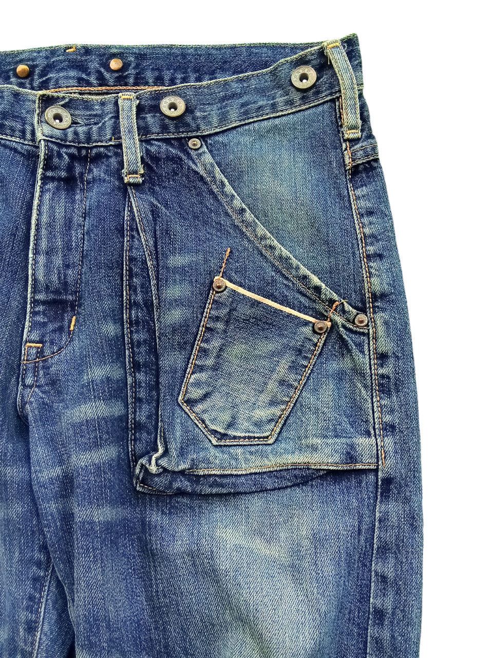 If Six Was Nine × Japanese Brand × Jean Rare 🔥 Japanese Jeans Selvedge Like Kapital W32 Size US 32 / EU 48 - 6 Thumbnail