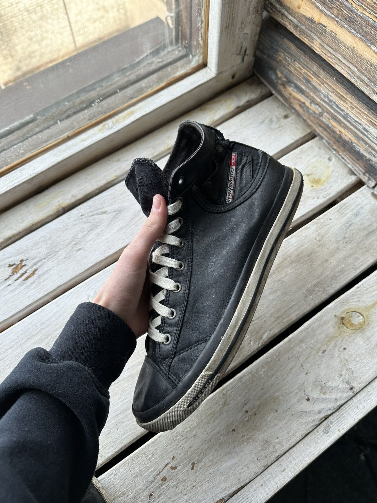 Diesel 🚨DIESEL AVANT GARDE SHOES LEATHER SNEAKERS IFSIXWASNINE Size US 12 / EU 45 - 8 Thumbnail