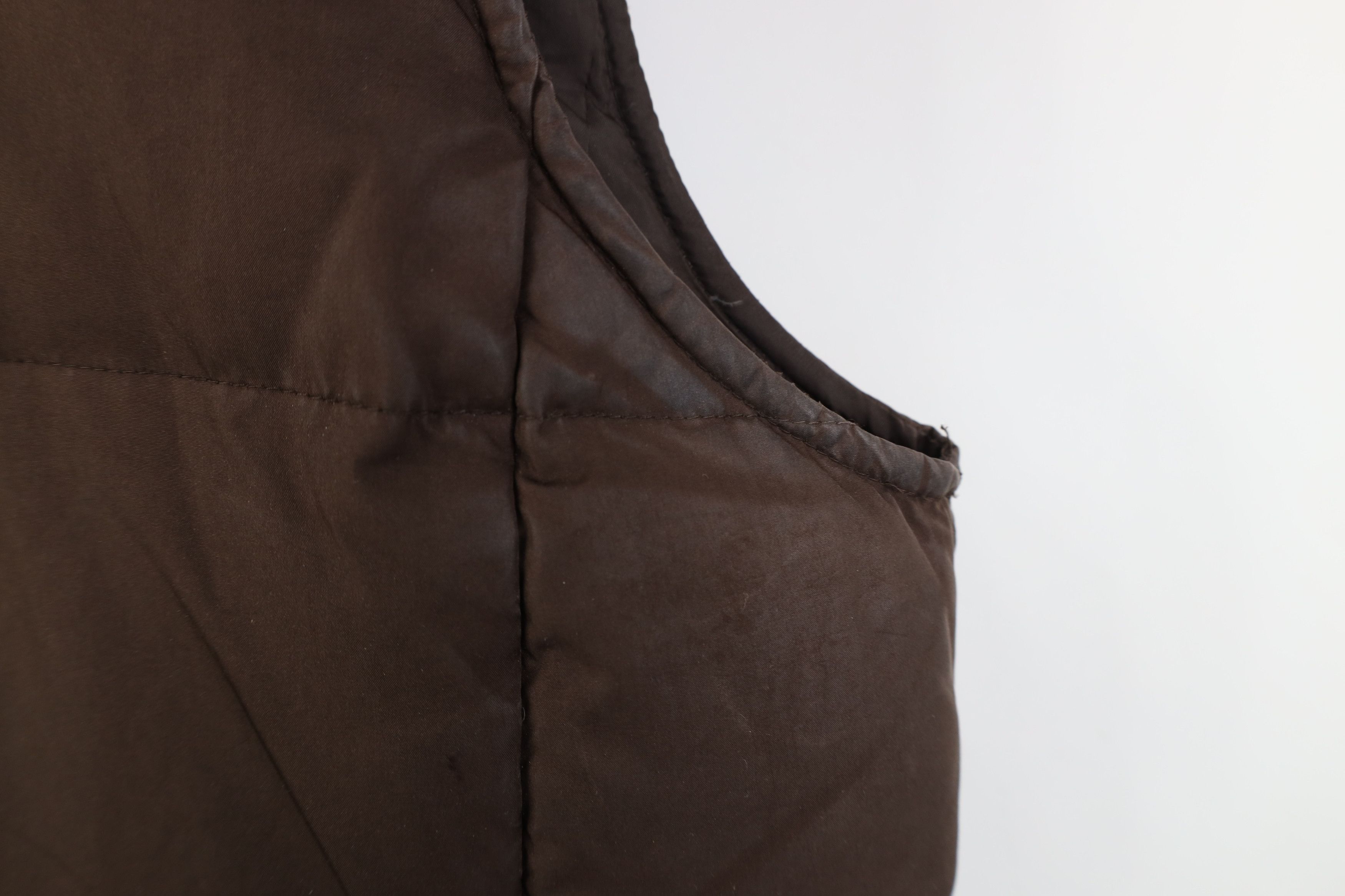 Gap Vintage Y2K Gap Duck Down Hooded Puffer Vest Jacket Brown Size M / US 6-8 / IT 42-44 - 4 Thumbnail