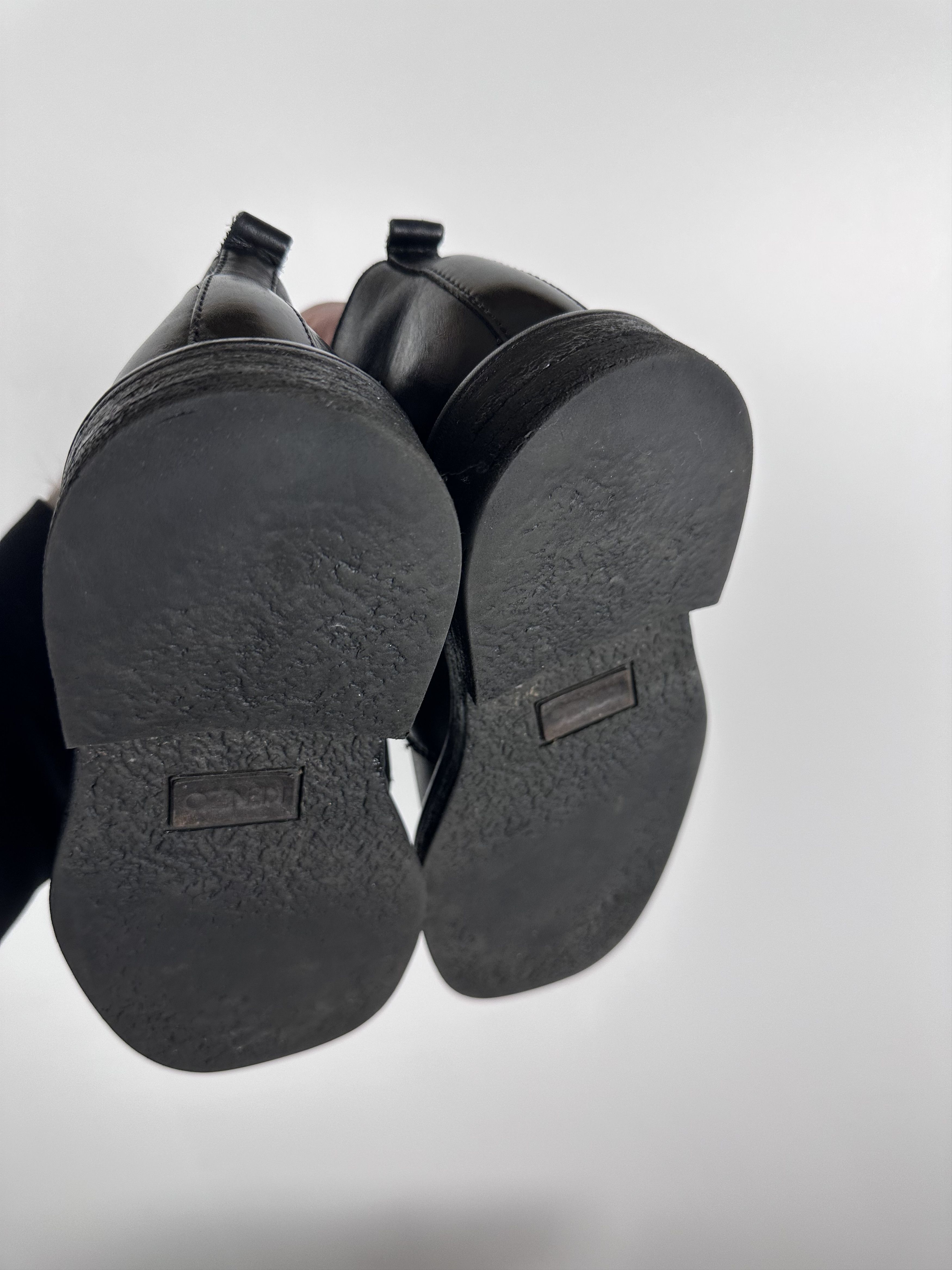 Kenzo × Vintage Vintage KENZO HOOME Boots Authentic Black Leather Shoes 40 Size US 7 / EU 40 - 8 Thumbnail