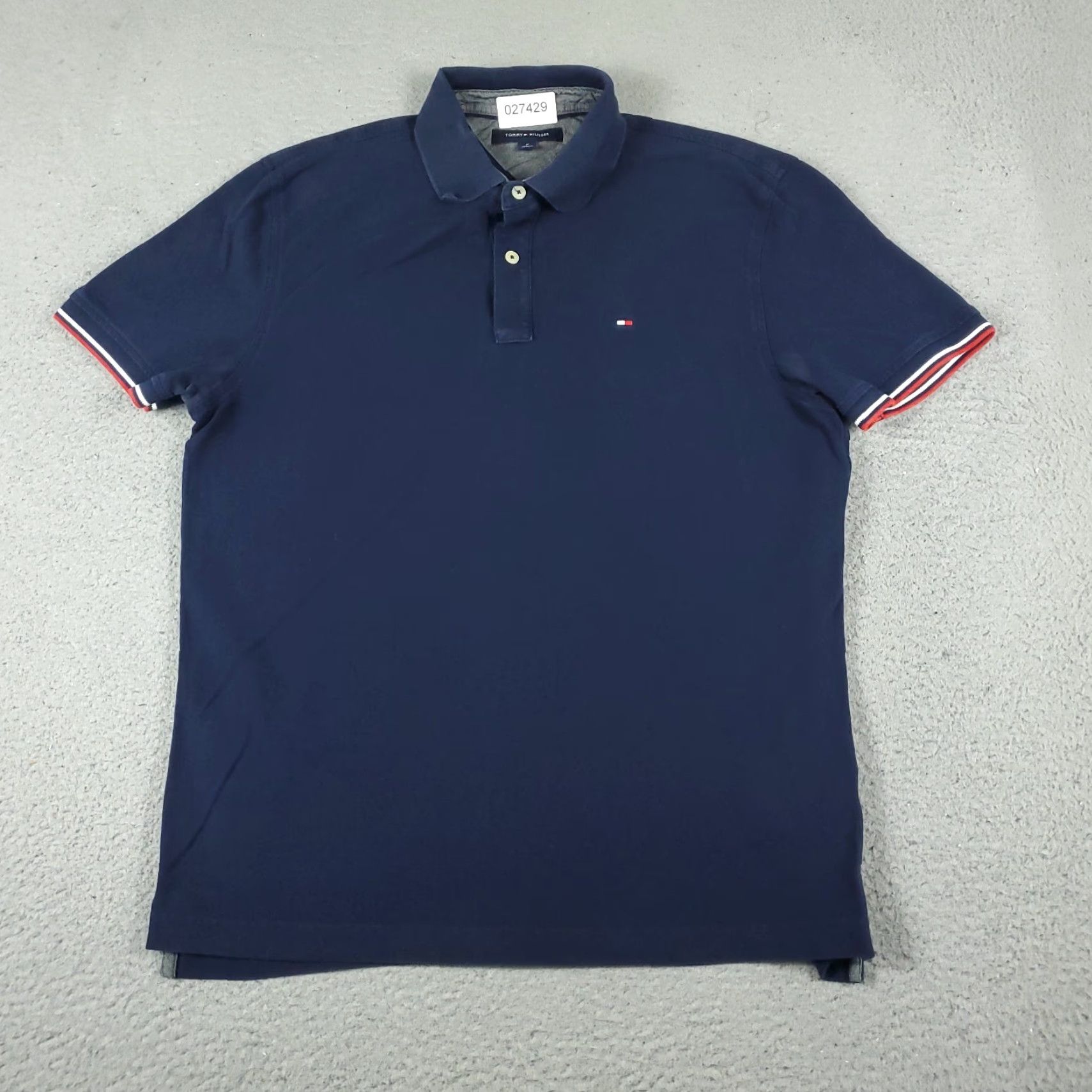 Tommy Hilfiger Tommy Hilfiger Polo Shirt Mens Medium Blue Casual Short Sleeve Activewear Size US M / EU 48-50 / 2 - 3 Thumbnail