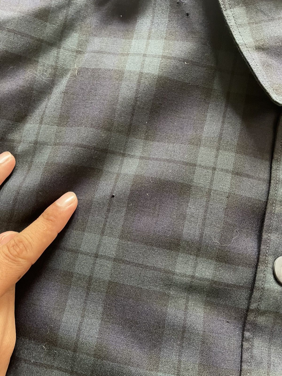 Issey Miyake 70s Issey Miyake Studio Plaid Crop Wool Jacket A1 Size US L / EU 52-54 / 3 - 8 Thumbnail