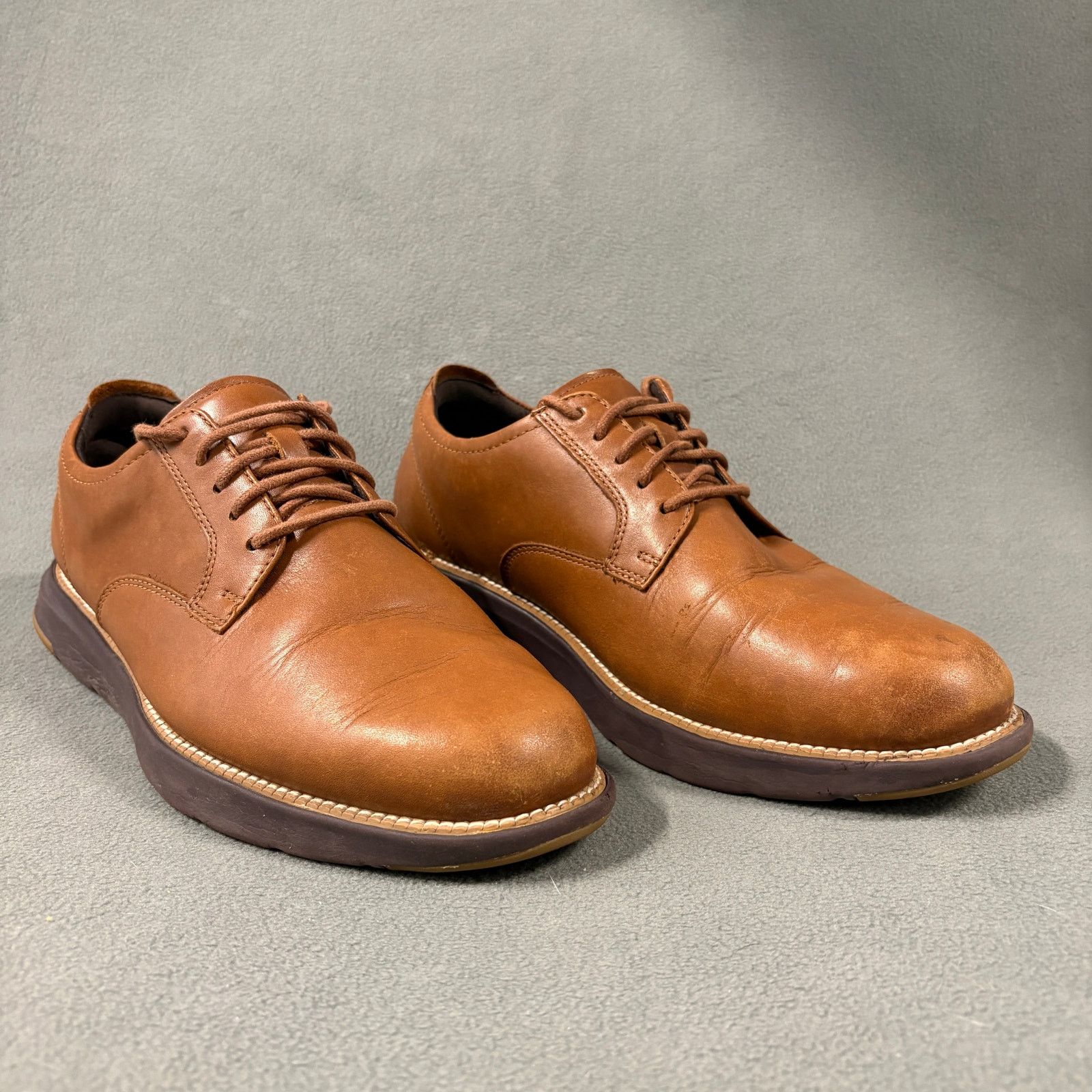 Cole Haan COLE HAAN Mens's Grand Atlantic Oxford in Brown Size 10.5 Size US 10.5 / EU 43-44 - 1 Thumbnail