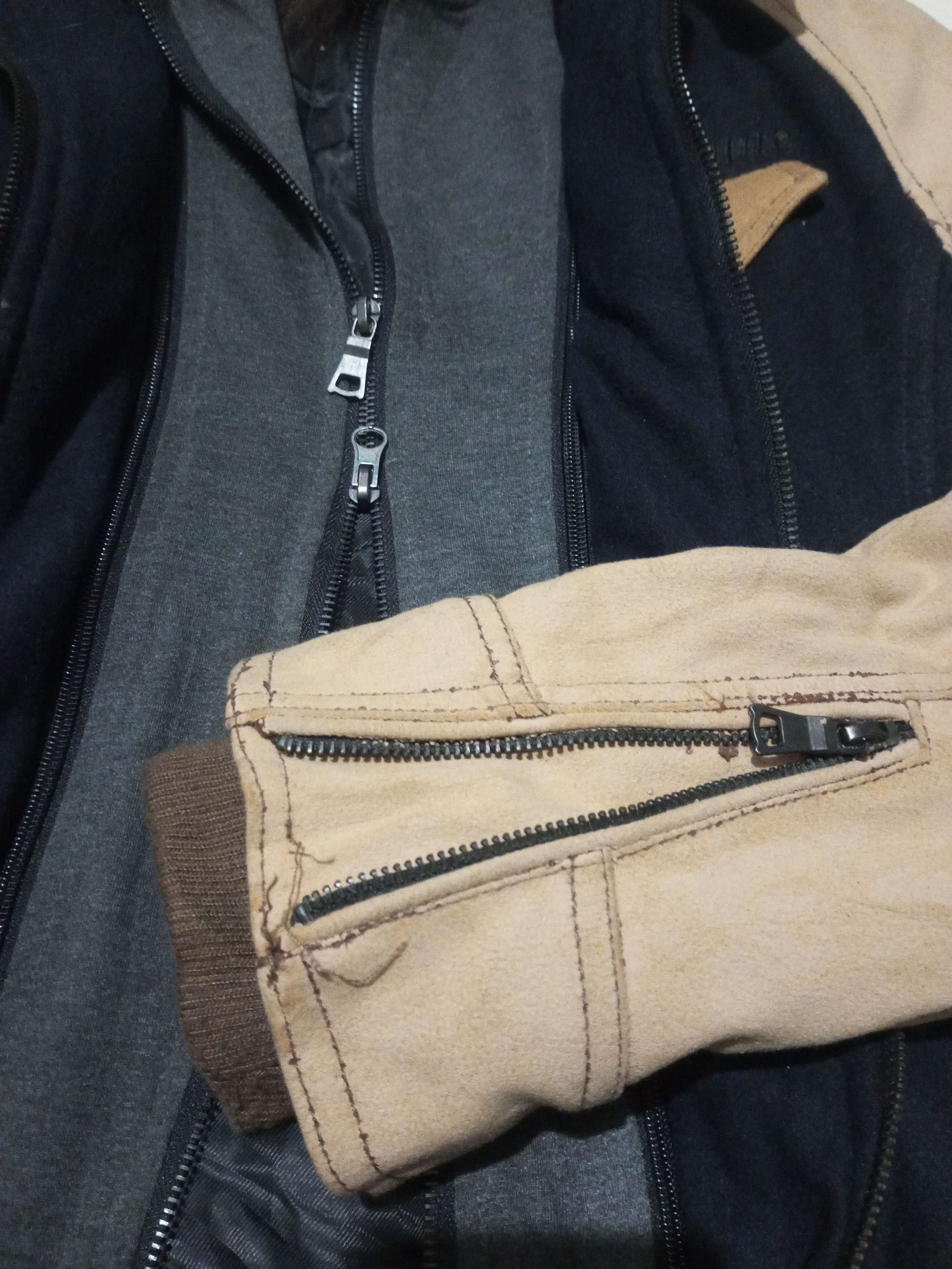 If Six Was Nine × In The Attic × Le Grande Bleu (L.G.B.) In The Attic - Fur bomber Raider Double Layer Double Zip up Size US M / EU 48-50 / 2 - 5 Thumbnail