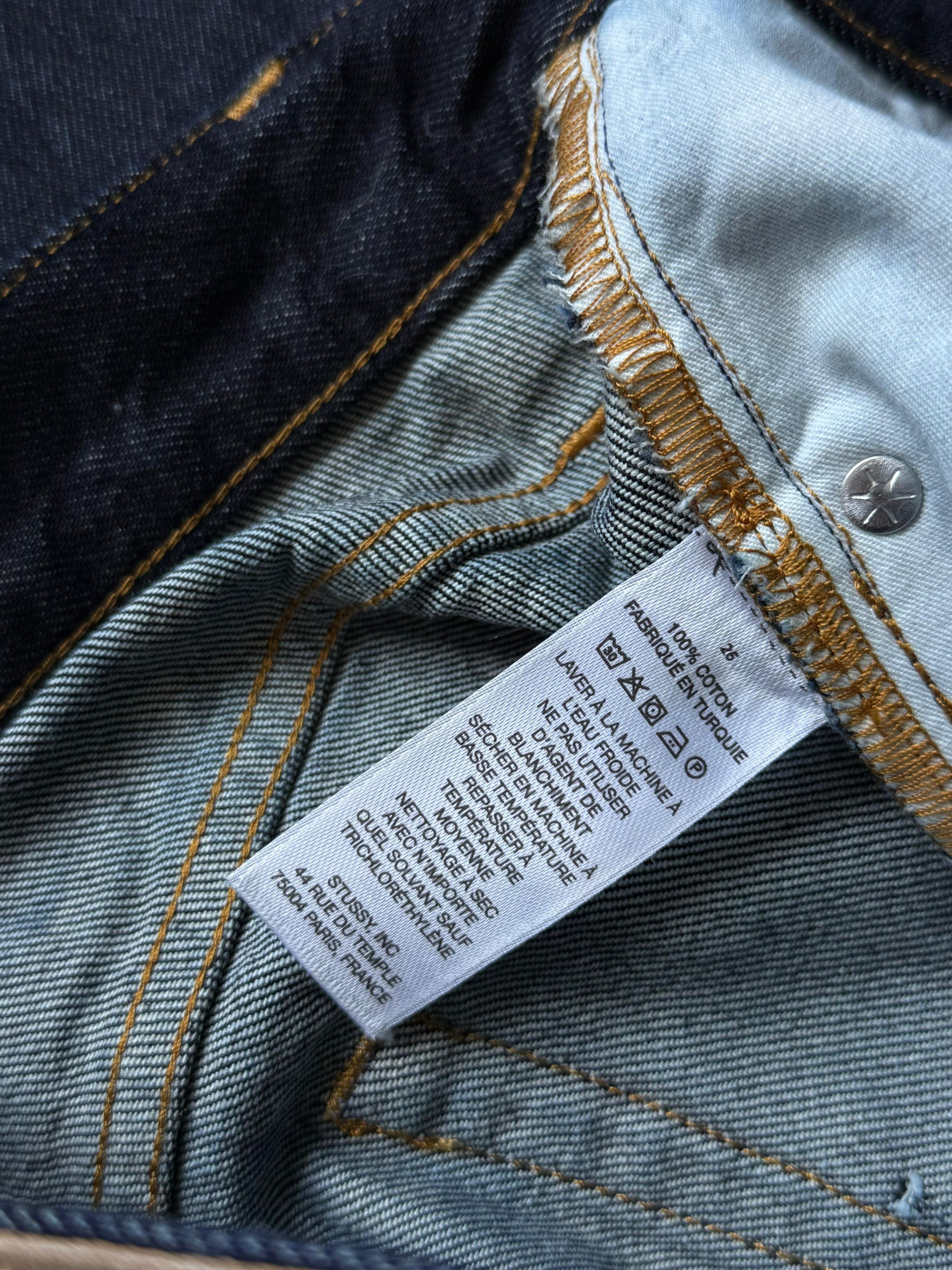 Stussy CC28 Relaxed Raw Denim in Navy Blue Size US 26 / EU 42 - 4 Thumbnail