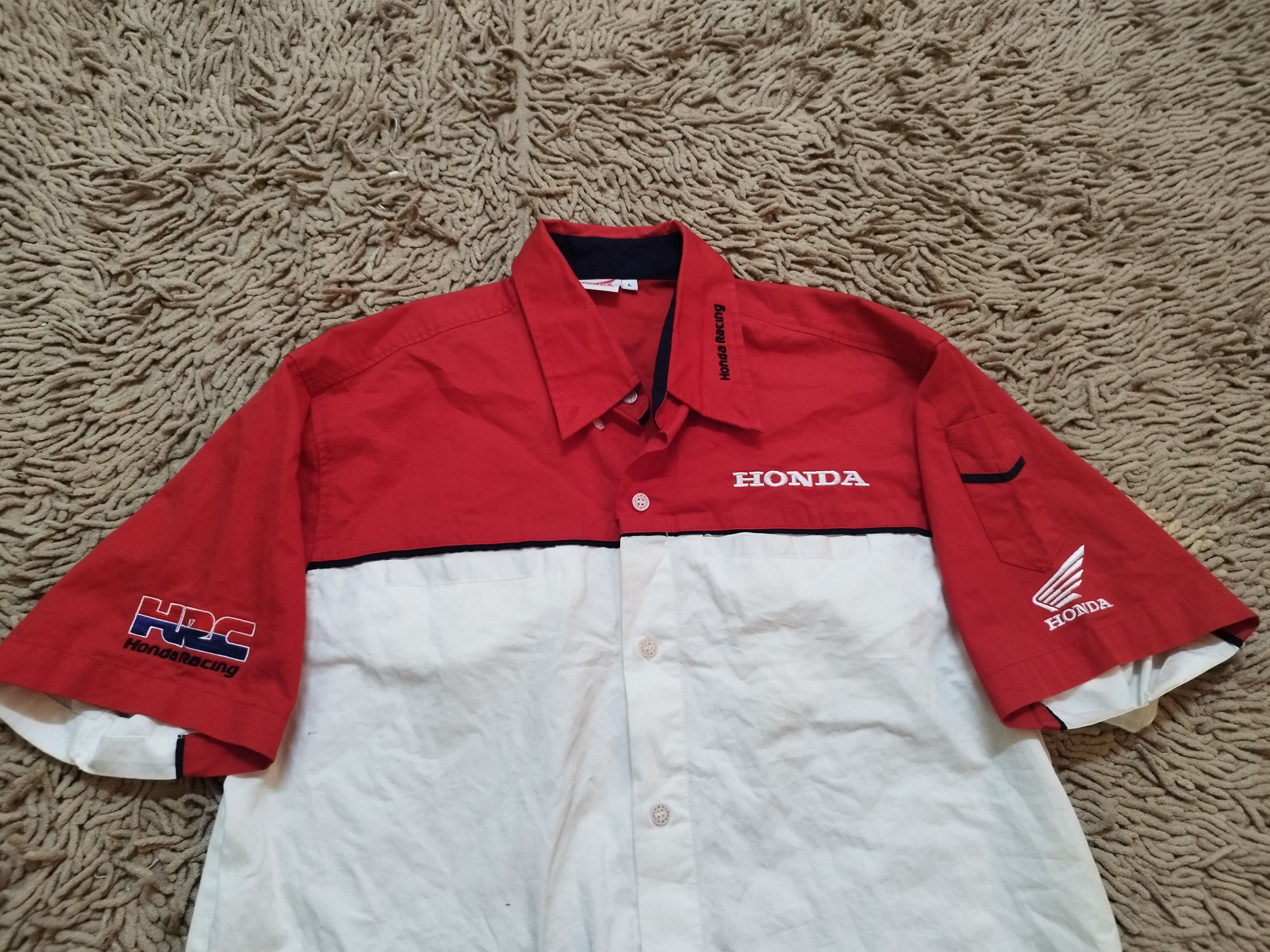 Honda × Japanese Brand Honda HRC Shirt Button Up Honda HRC Cap Size US L / EU 52-54 / 3 - 6 Thumbnail