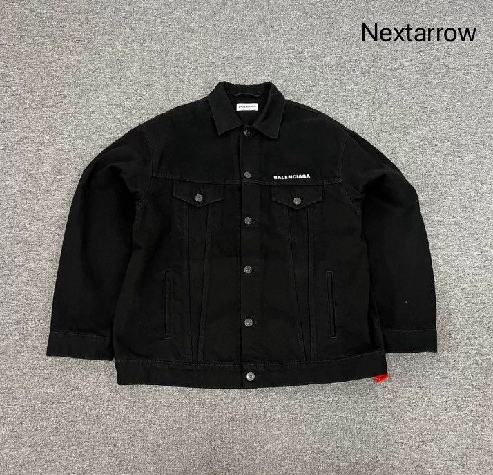 Balenciaga Balenciaga crew black denim jacket 2412-Nextarrow Size US M / EU 48-50 / 2 - 1 Thumbnail