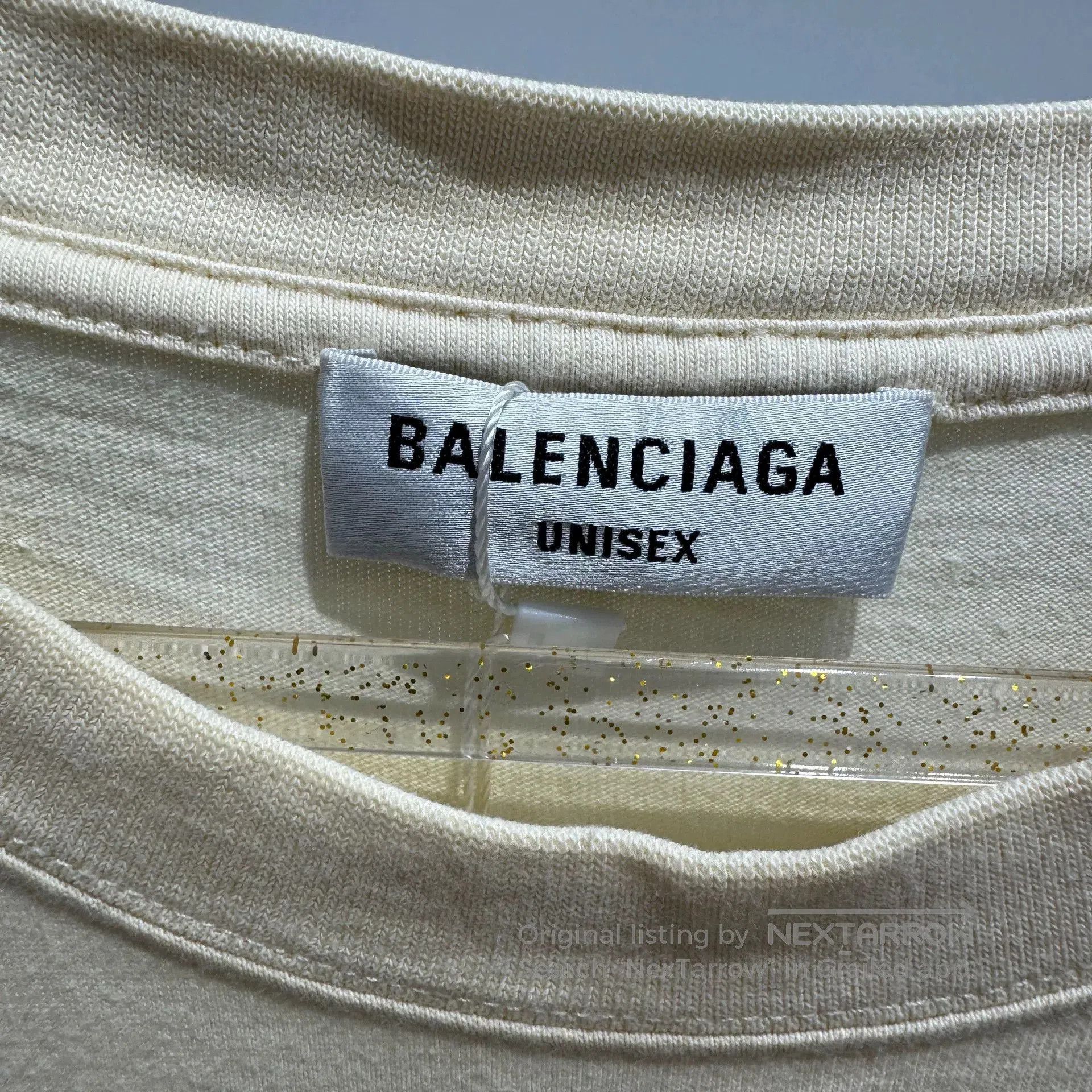 Japanese Brand Balenciaga Chest Embroidery Double B Short Sleeve. Size US XL / EU 56 / 4 - 3 Thumbnail