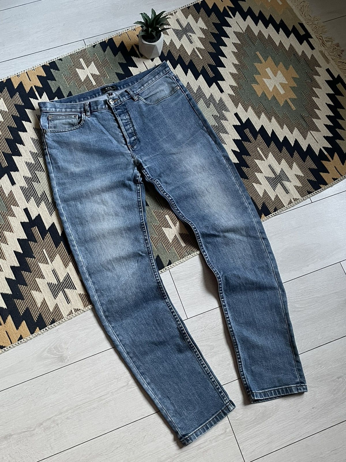 A.P.C. A.P.C. Petit New Standard Denim Seldwage Jeans Size US 32 / EU 48 - 2 Thumbnail