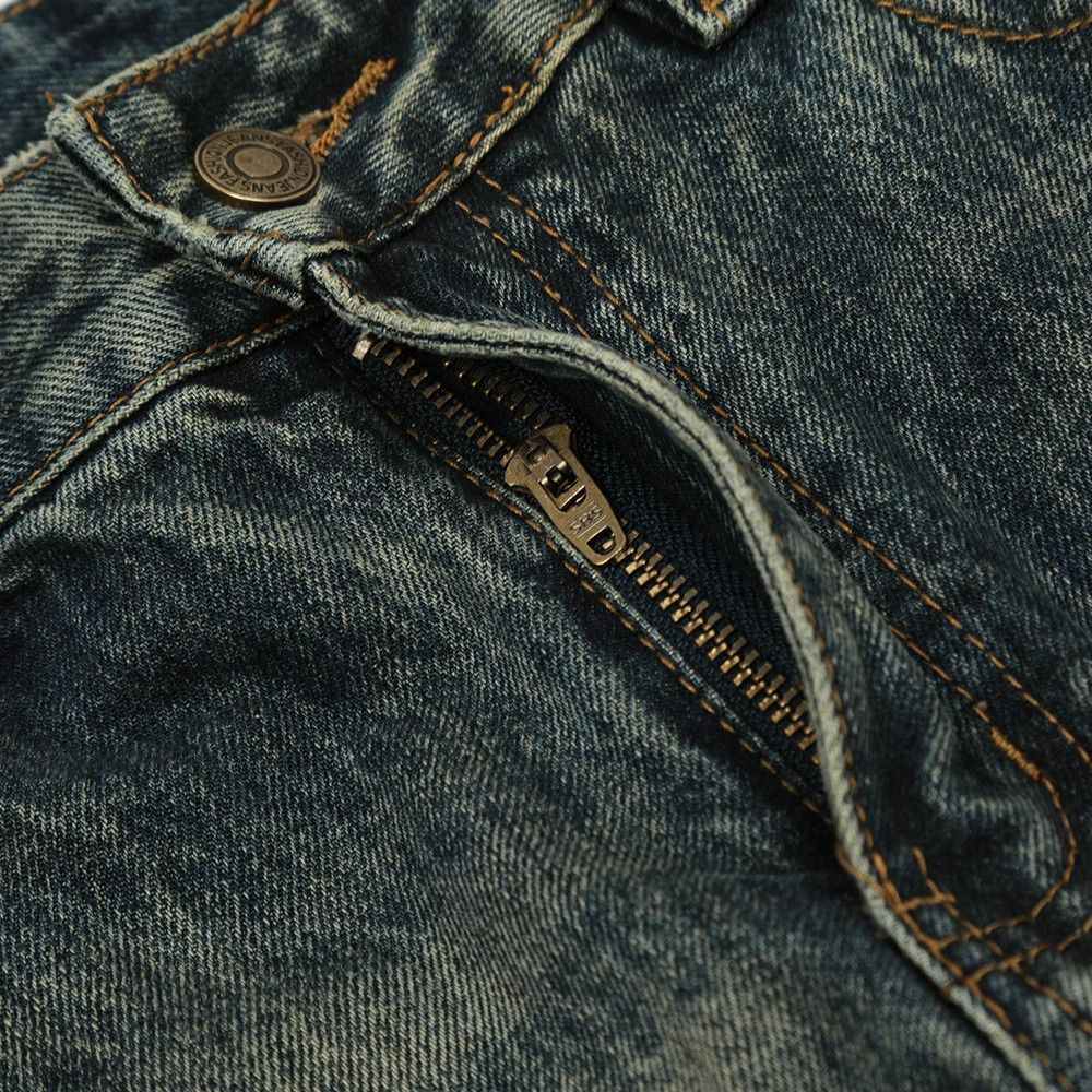 Jean Men's trendy ripped distressed washed loose jeans Size US 32 / EU 48 - 3 Thumbnail