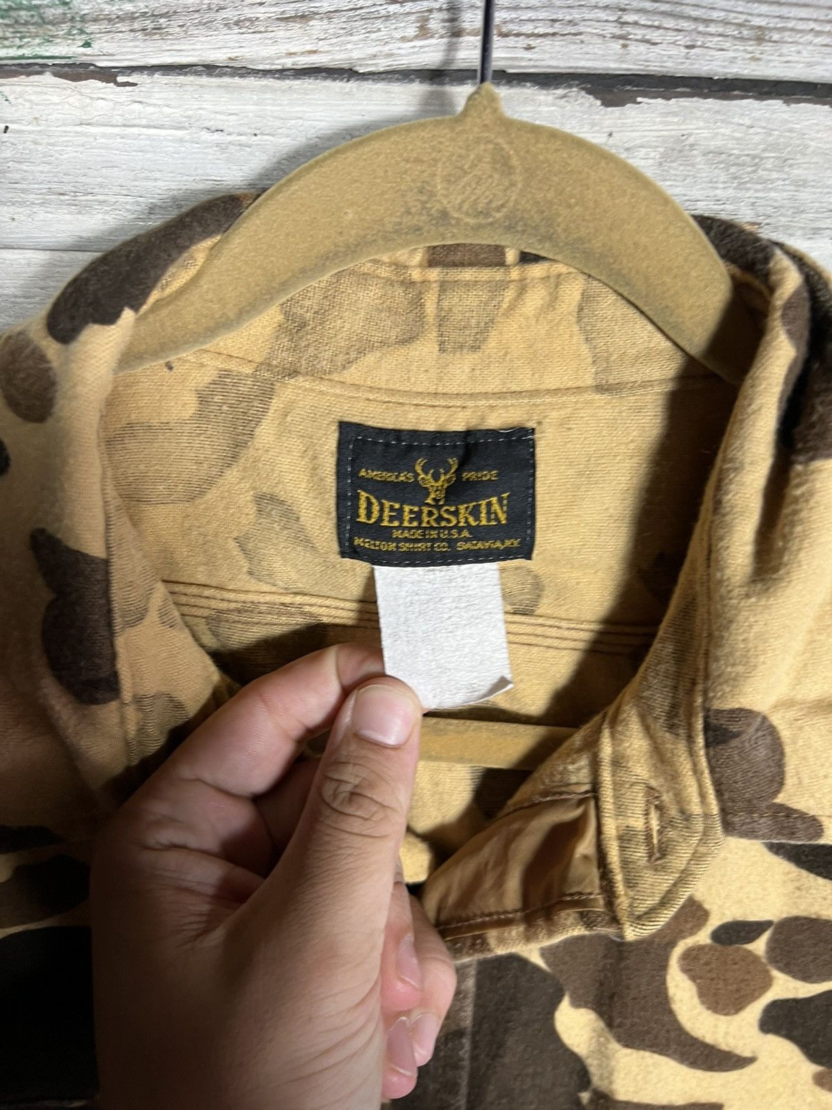 Vintage Vintage Deerskin Camo Shirt Size US XXL / EU 58 / 5 - 5 Thumbnail
