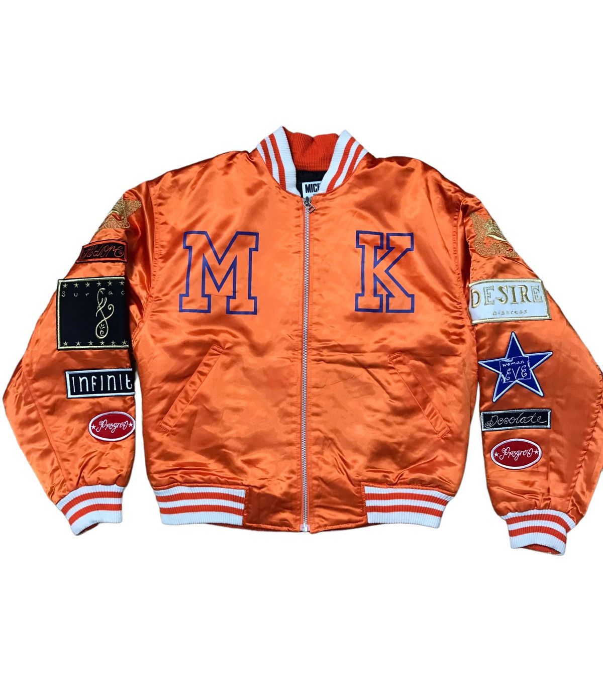 Michino London Fully Patches Bomber Jacket