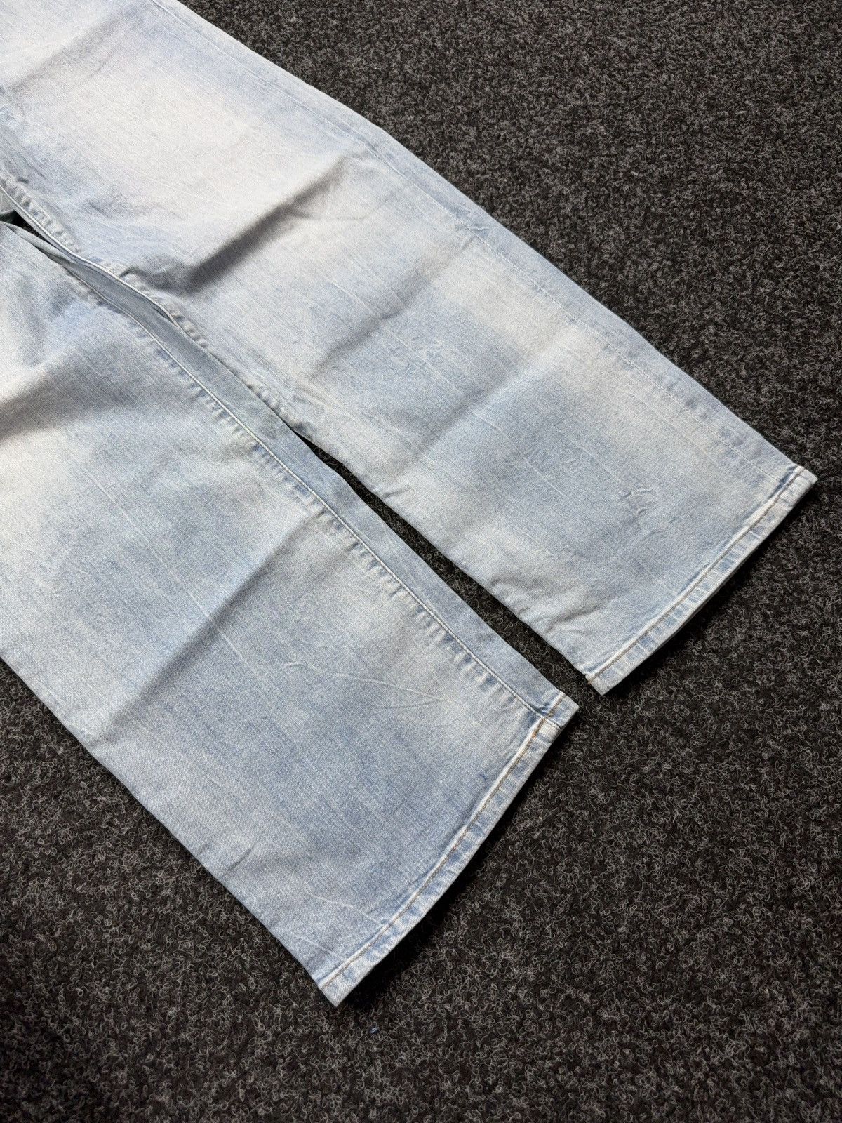 Diesel Luxury 00s Diesel Industry Widee Light Wash Y2K Denim Jeans Size 26" / US 2 / IT 38 - 5 Thumbnail