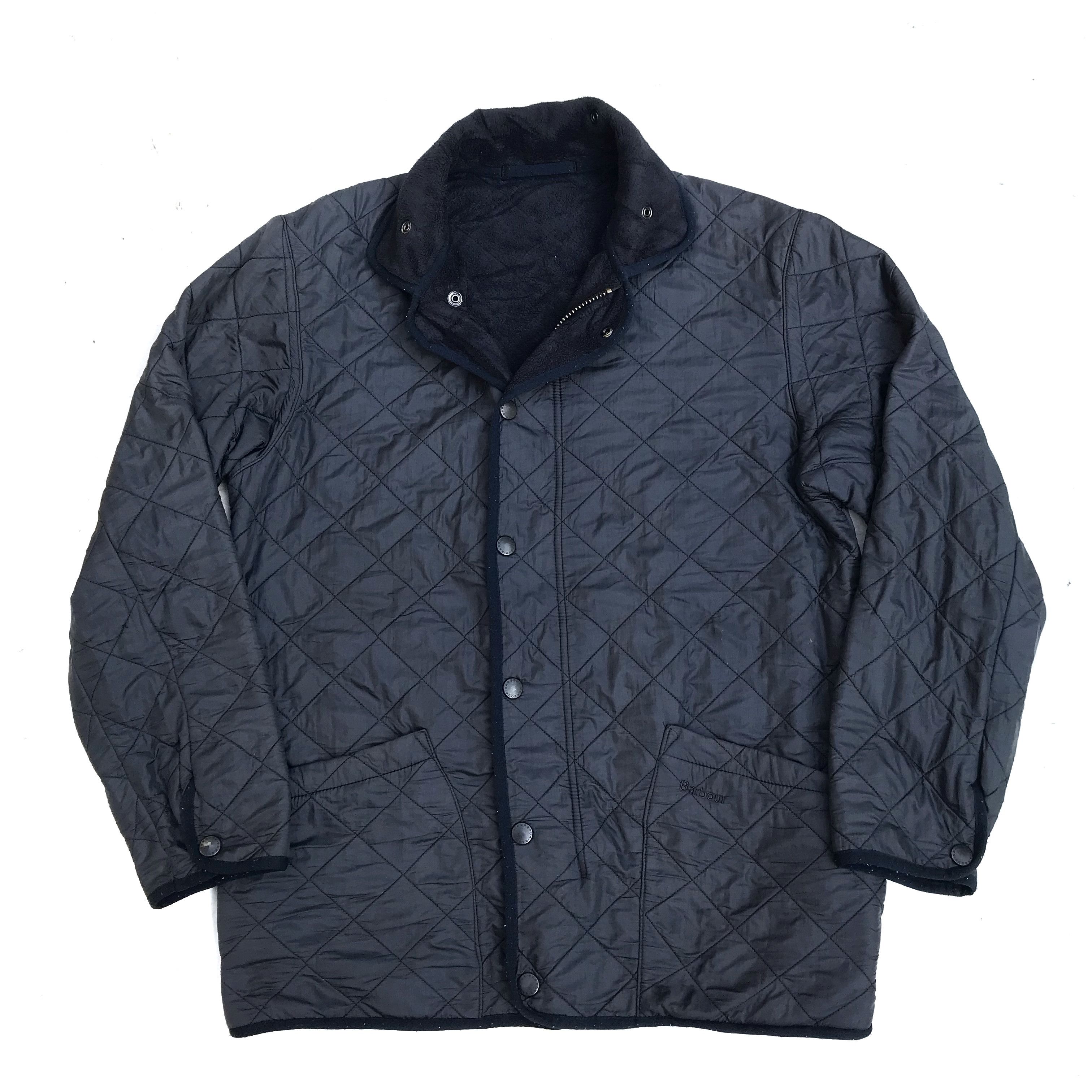 Barbour Barbour Black powell quilted jacket D311 polar Quilt Long Size US L / EU 52-54 / 3 - 1 Thumbnail