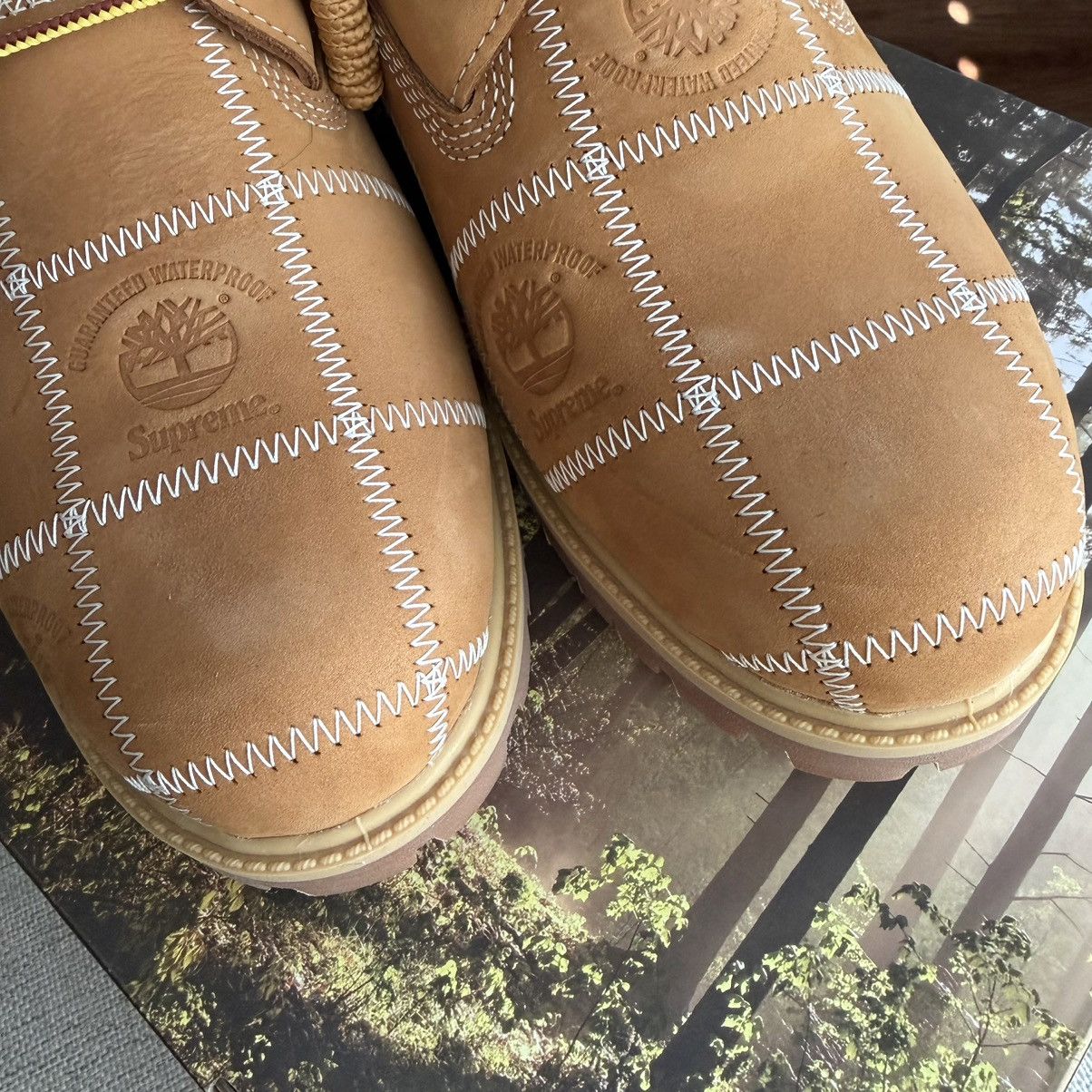 Supreme × Timberland Supreme FW25 Timberland 6” Premium Waterproof Boot Wheat 10 Size US 10 / EU 43 - 3 Thumbnail