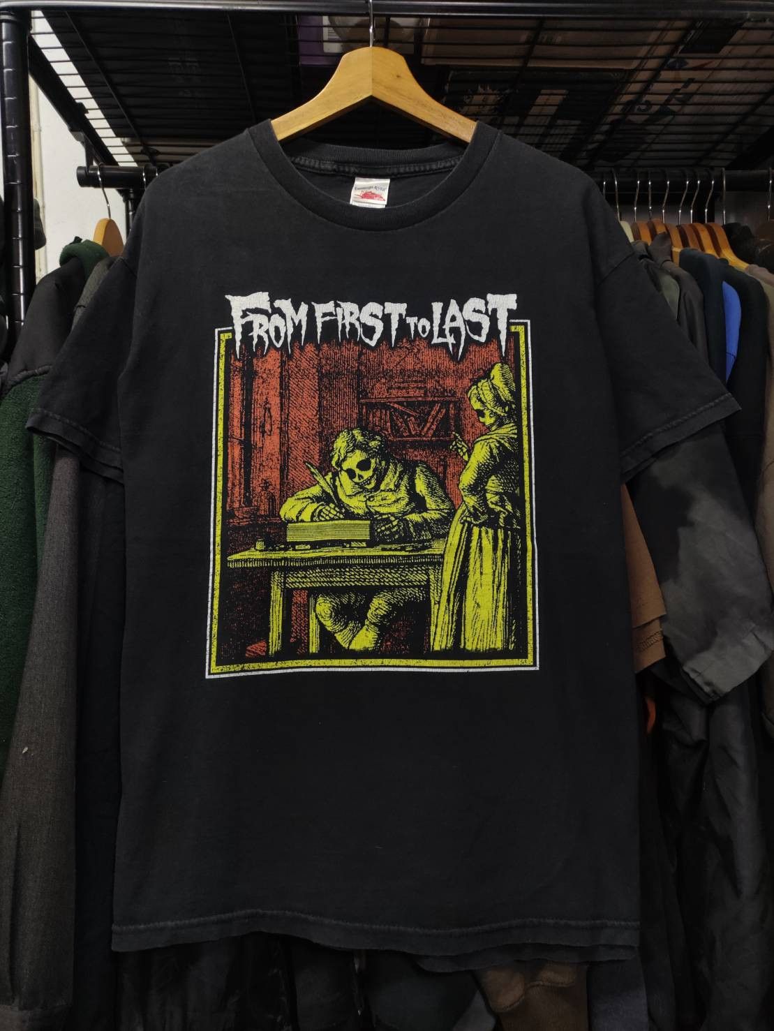 Band Tees Rare! Vtg 00's From First To Last / Skrillex Art Promo Size US L / EU 52-54 / 3 - 2 Thumbnail
