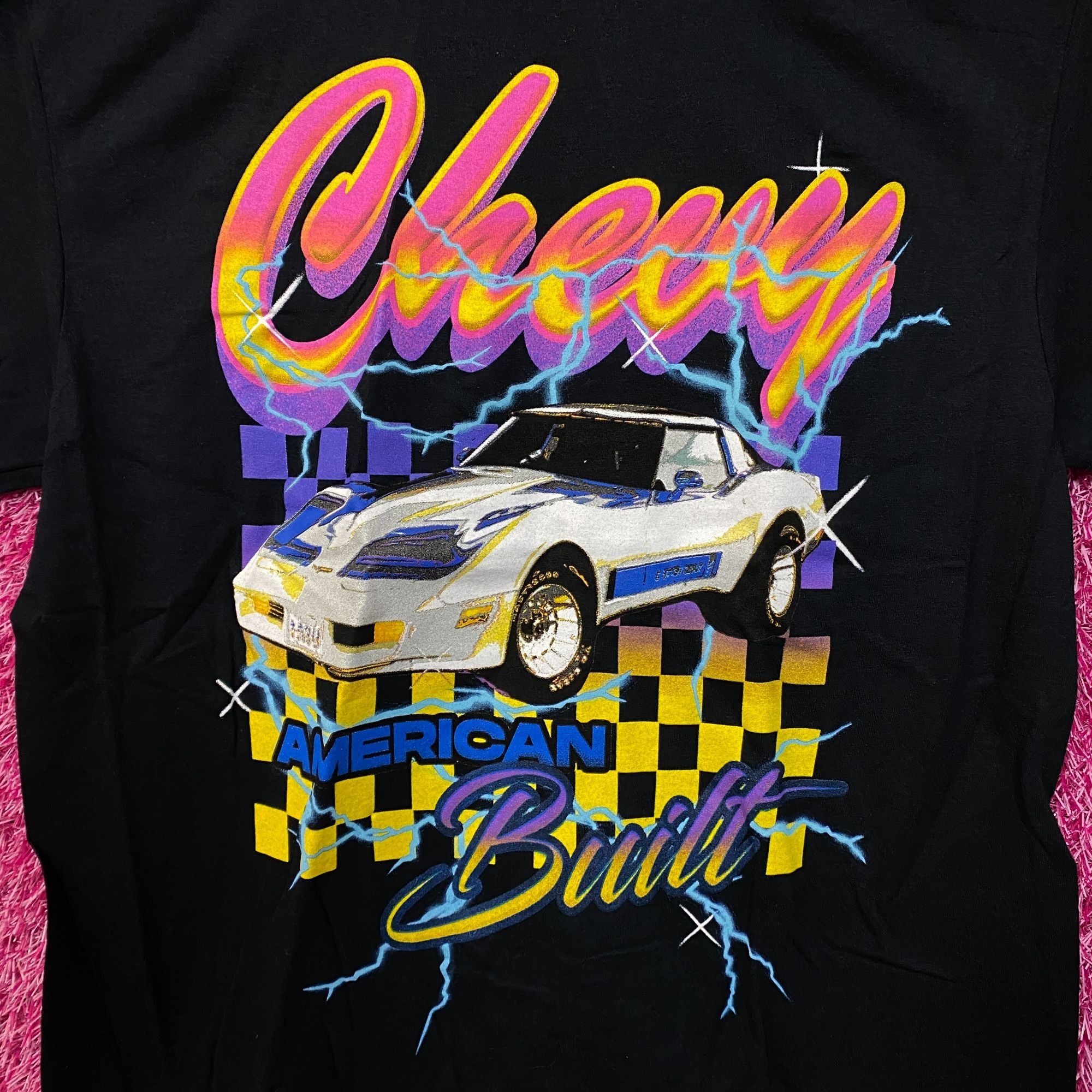Other Chevy Corvette American Built Car Promo Tshirt size Medium Size US M / EU 48-50 / 2 - 2 Thumbnail