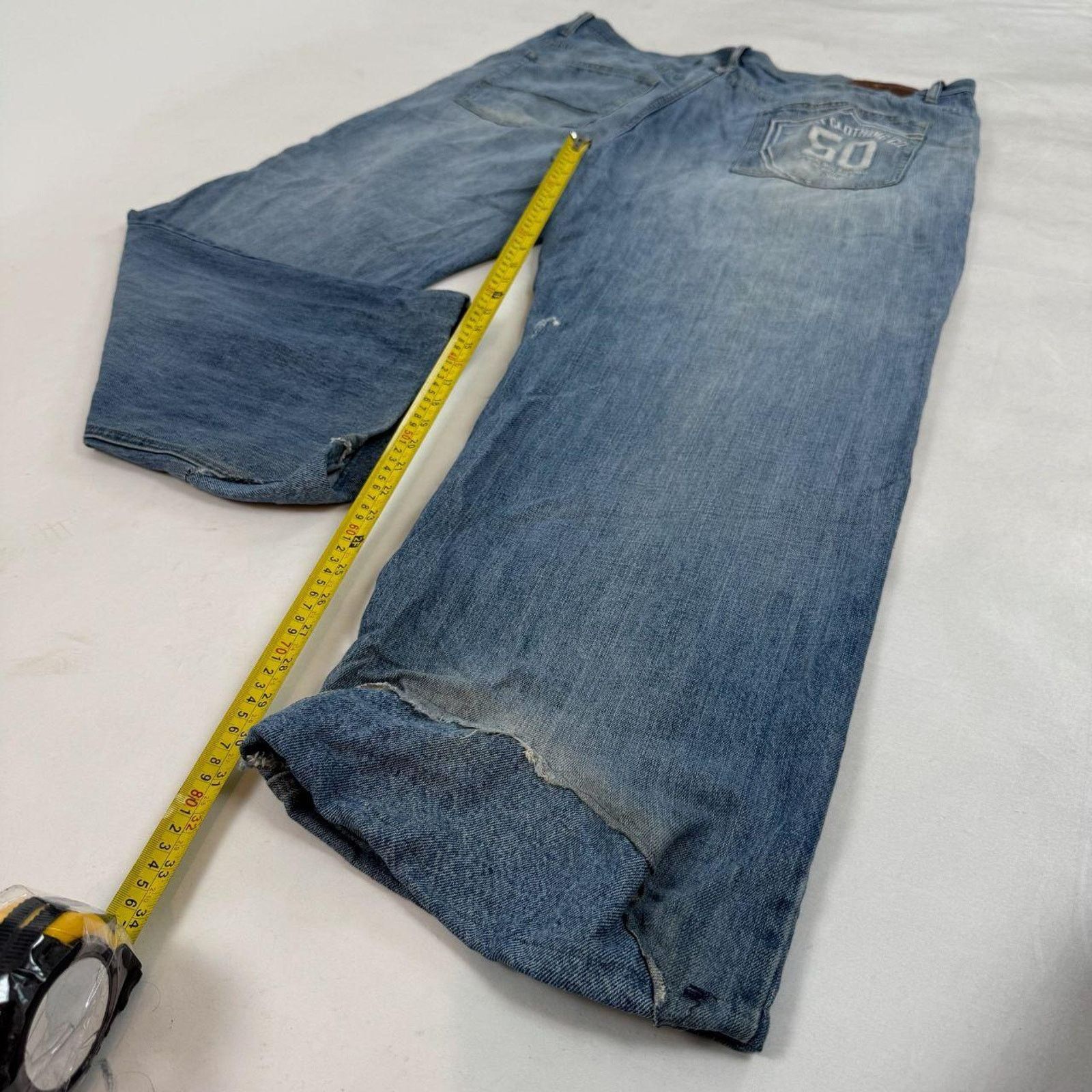 Ecko Unltd. × JNCO × Vintage Vintage y2k grunge archive skater baggy wide leg rare jeans Size US 44 / EU 60 - 3 Thumbnail