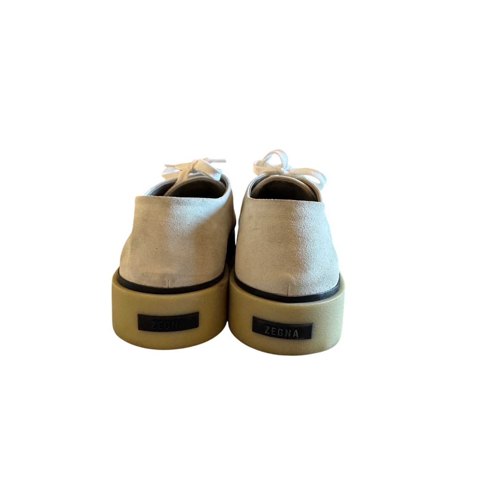 Fear of God Fear of God x Zegna Collaboration Beige Suede Sneakers Size US 12 / EU 45 - 3 Thumbnail
