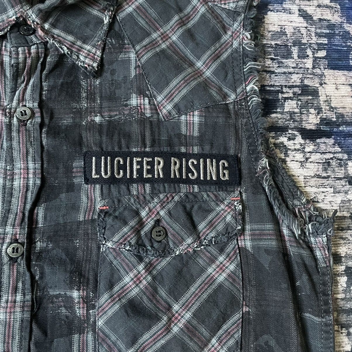 Hysteric Glamour Hysteric Glamour Gothic Punk Distressed Sleeveless Flannel Size S / US 4 / IT 40 - 3 Thumbnail