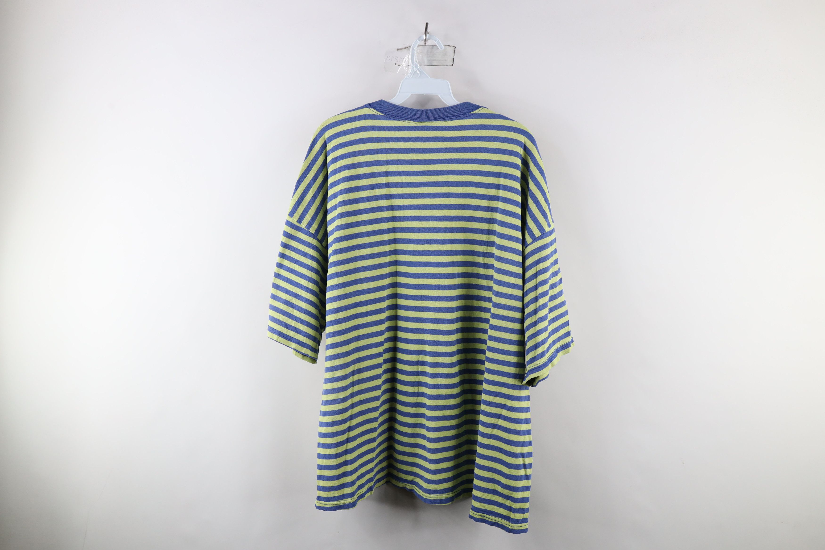 Adidas × Vintage Vintage 90s Adidas Out Striped Short Sleeve T-Shirt USA Size US L / EU 52-54 / 3 - 9 Thumbnail