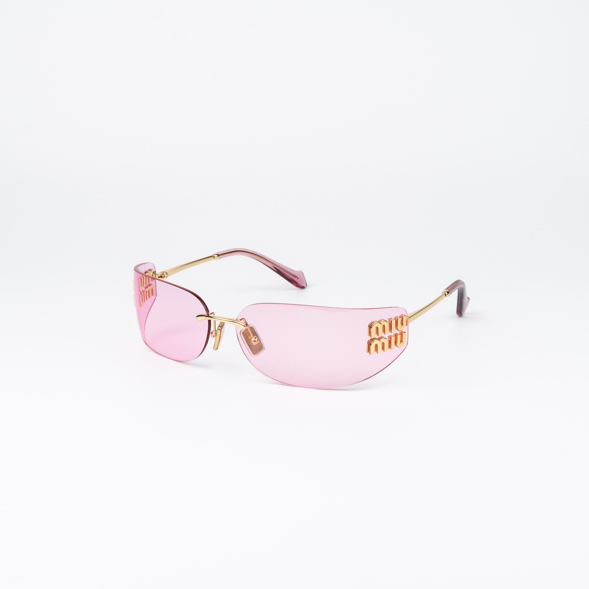 Miu Miu Miu Miu Women Sunglasses Rimless MUA51S 5AK90Y NEW AUTHENTIC Size ONE SIZE - 6 Thumbnail