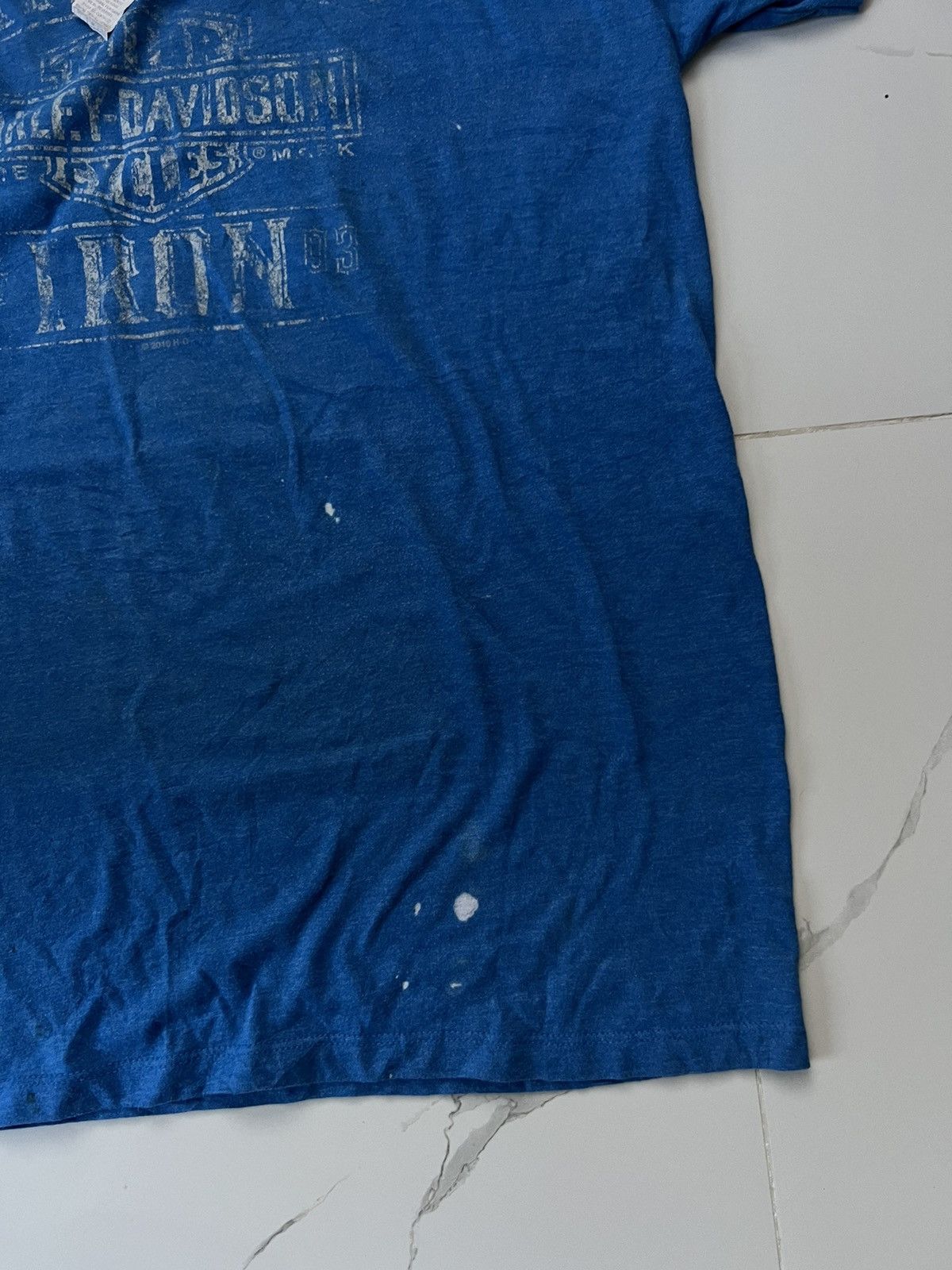 Nike × Vintage 90's HARLEY DAVIDSON TOMBSTONE ARIZONA DISTRESSED RARE TEE Size US L / EU 52-54 / 3 - 8 Thumbnail