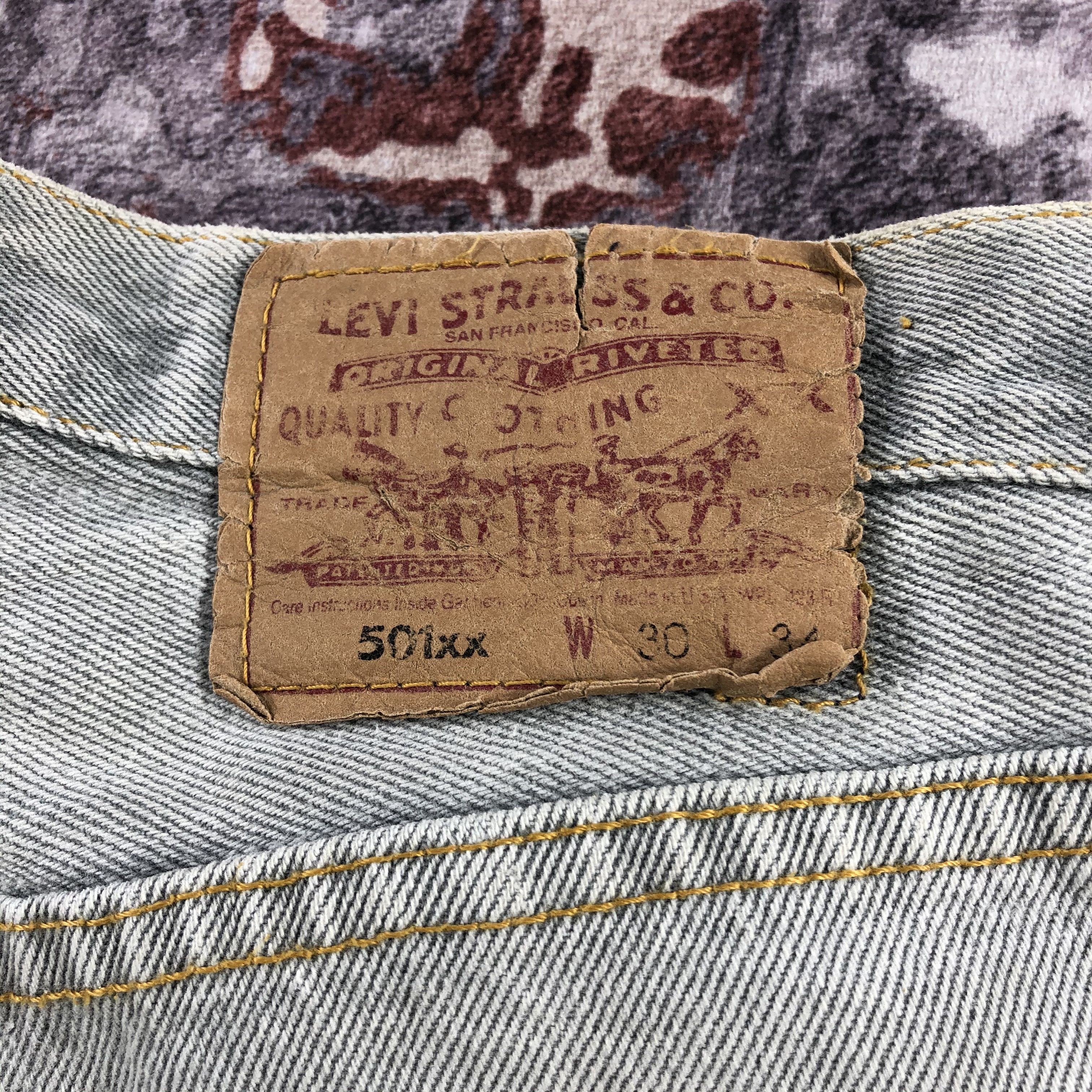 Levi's × Vintage Vintage 90s Ash Gray Levis 501 Jeans-JM2677 Size US 28 / EU 44 - 6 Thumbnail