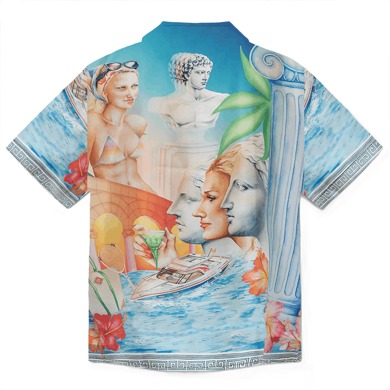 Vintage Le Plongeon Shirt, Art-Inspired Elegance Size US S / EU 44-46 / 1 - 5 Thumbnail