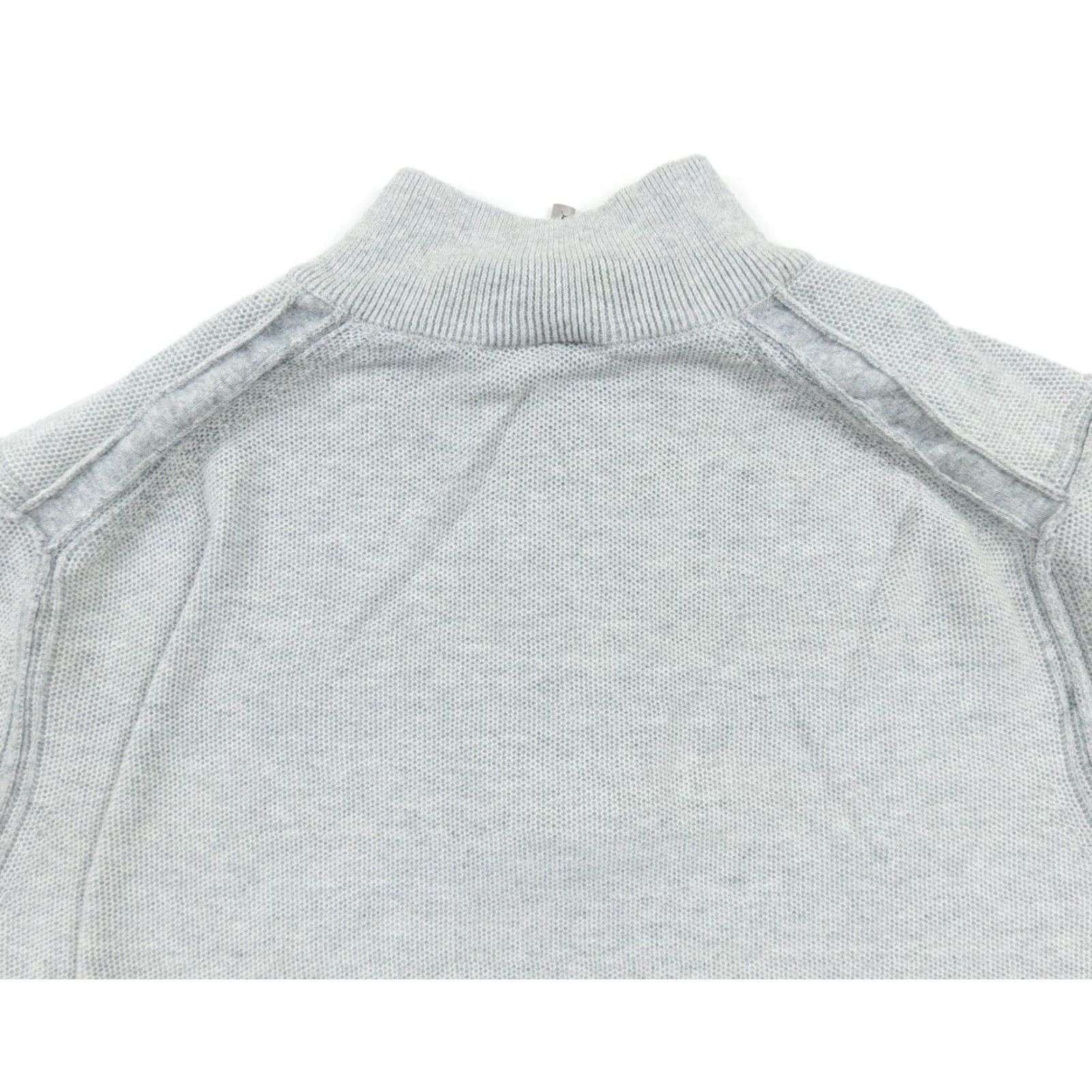 Tommy Bahama VINTAGE Tommy Bahama Men's Sweater Pullover 1/4 Zip Reversible Cotton Gray Regular Size Large Size US L / EU 52-54 / 3 - 7 Thumbnail