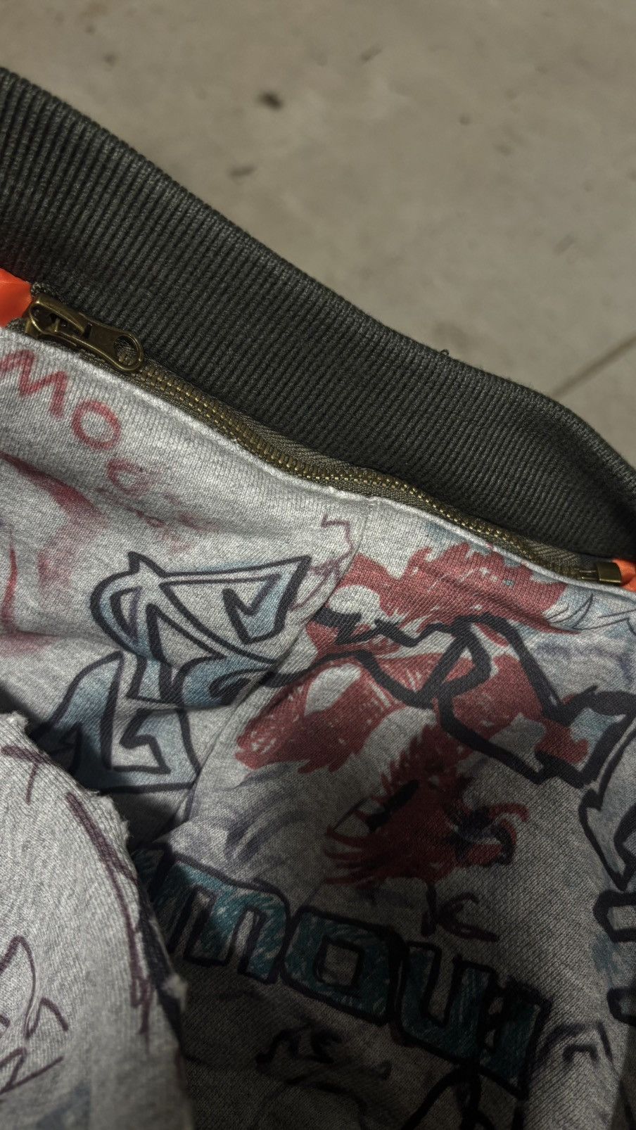 Mowalola Mowalola Graffiti Bomber Size US L / EU 52-54 / 3 - 7 Thumbnail