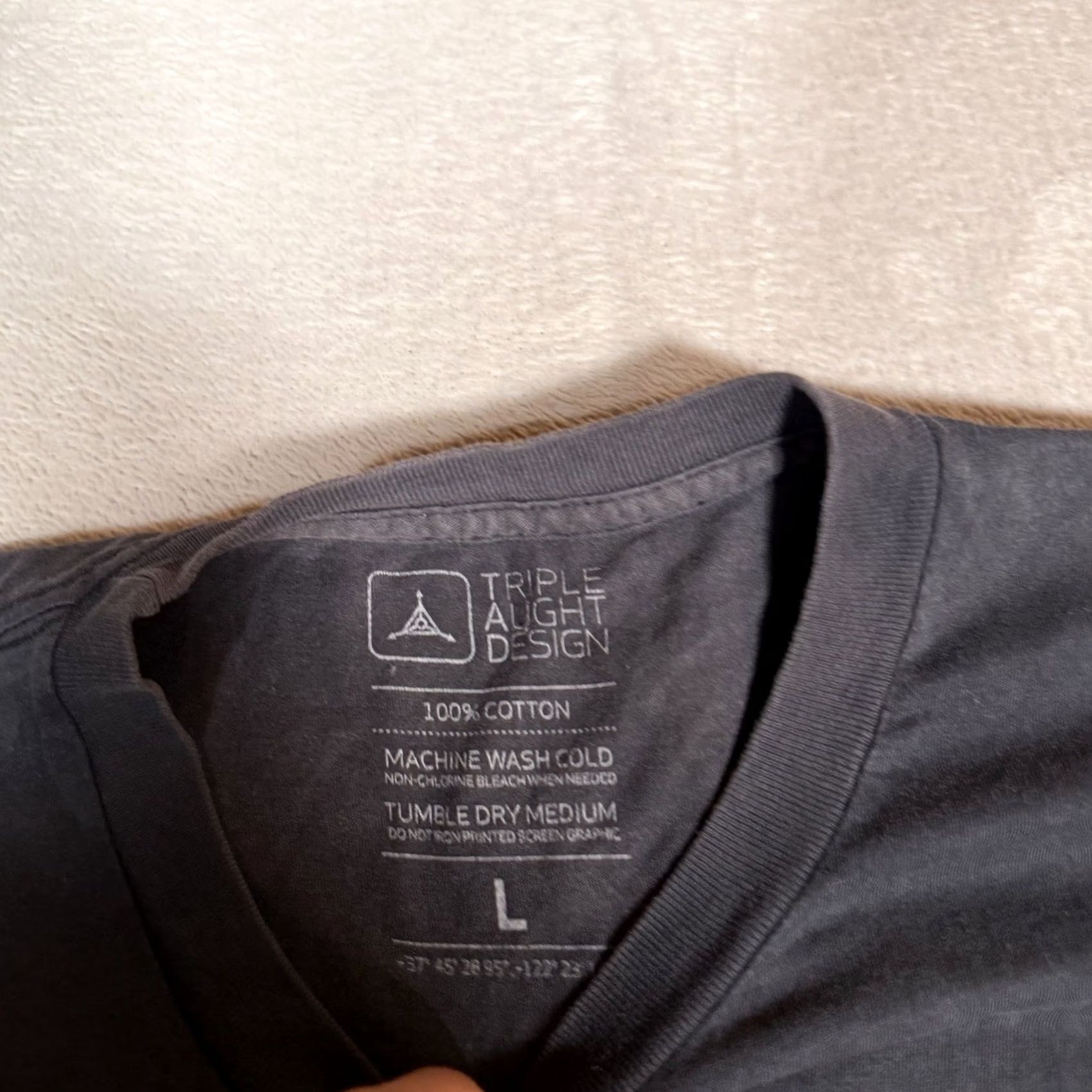 Vintage VINTAGE? (No) Triple Aught Design Shirt Mens Large Black Outdoor Y2K Graphic Stretch Logo Size US L / EU 52-54 / 3 - 5 Thumbnail