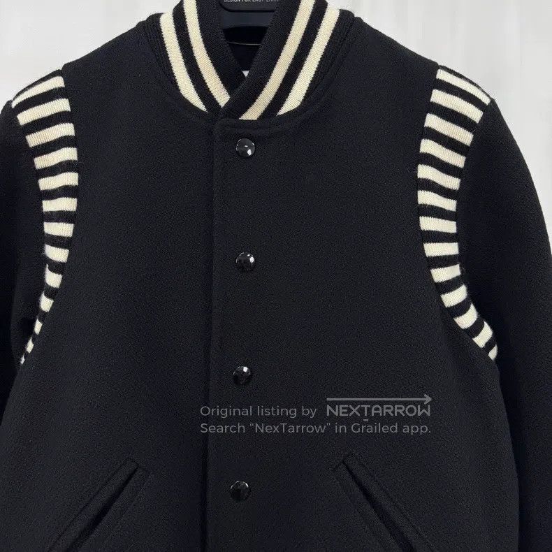 Saint Laurent Paris Saint Laurent Paris Wool baseball jacket Size XS / US 0-2 / IT 36-38 - 3 Thumbnail