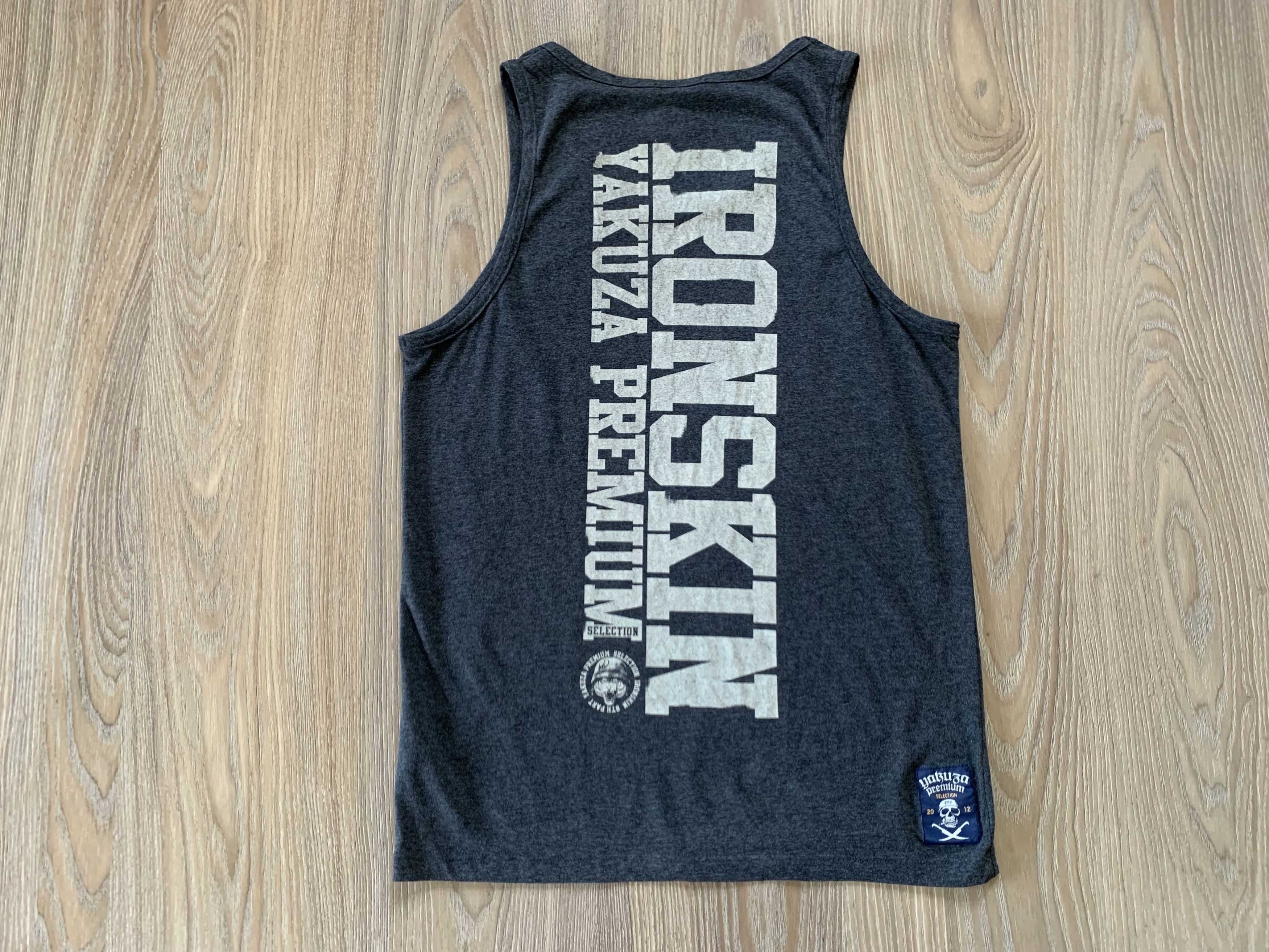 Edition Japan × Japanese Brand Vintage Yakuza Grey Printed Sleeveless T-Shirt Size US S / EU 44-46 / 1 - 3 Thumbnail