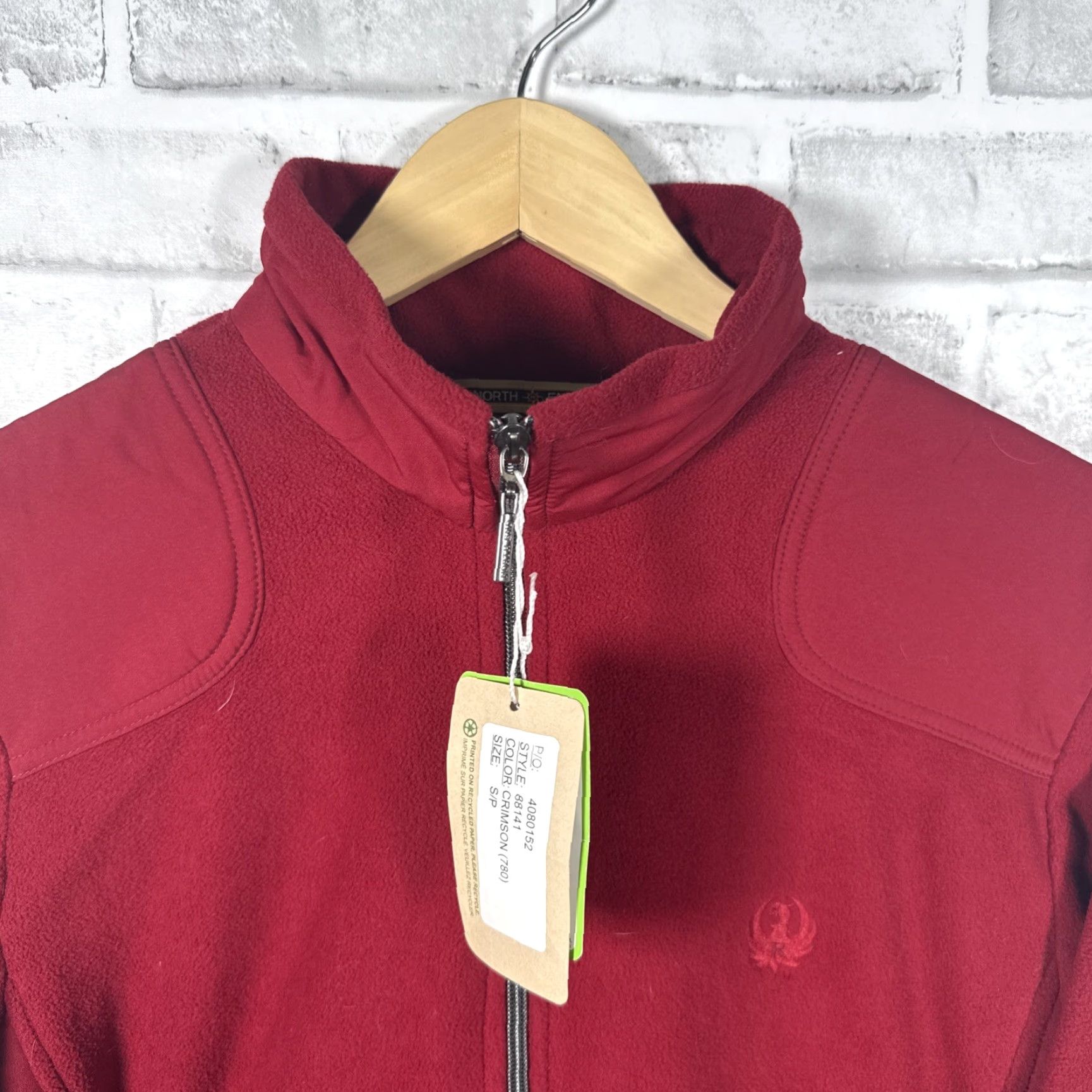 Vintage NWT RUGER North End Jacket Mens Size S Red Fleece Polyester Size US S / EU 44-46 / 1 - 2 Thumbnail