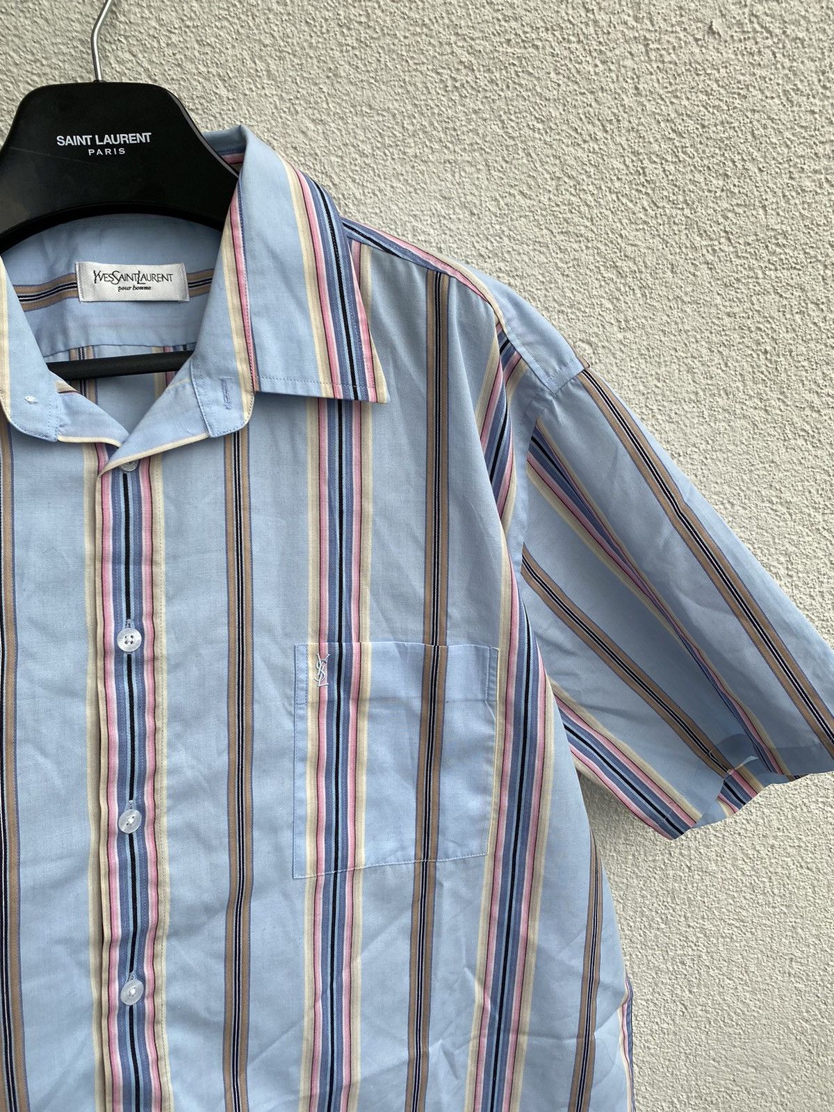 Yves Saint Laurent Multicolor YSL Shirt Summer Size US XXL / EU 58 / 5 - 11 Thumbnail