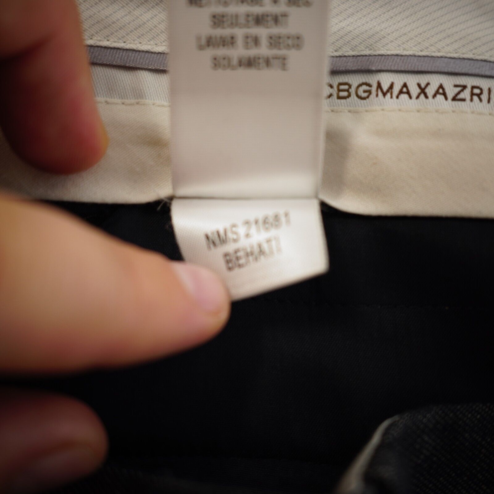 Bcbgmaxazria BCBGMaxazria Size 8 Gray Twill Cotton Polyester Virgin Wool Size 30" / US 8 / IT 44 - 7 Thumbnail